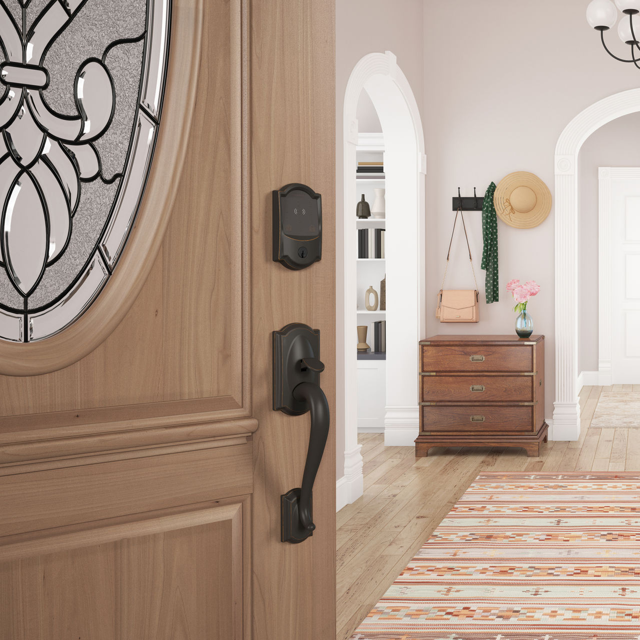 Schlage Encode Plus™ Smart WiFi Deadbolt with Camelot Trim
