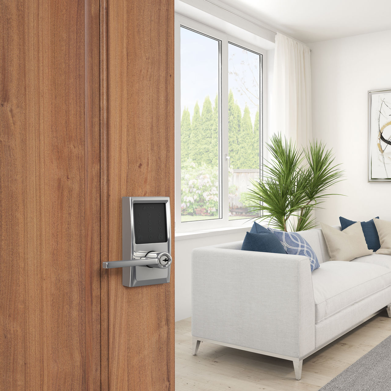 Schlage Encode™ Smart WiFi Latitude Lever with Century Trim