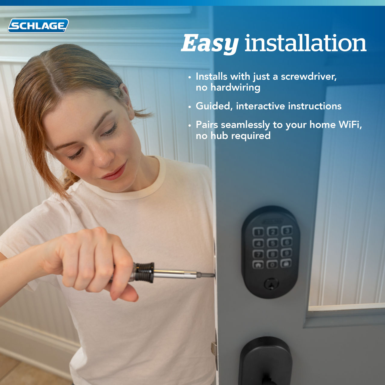 Schlage Arrive™ Smart WiFi Deadbolt with Century Trim
