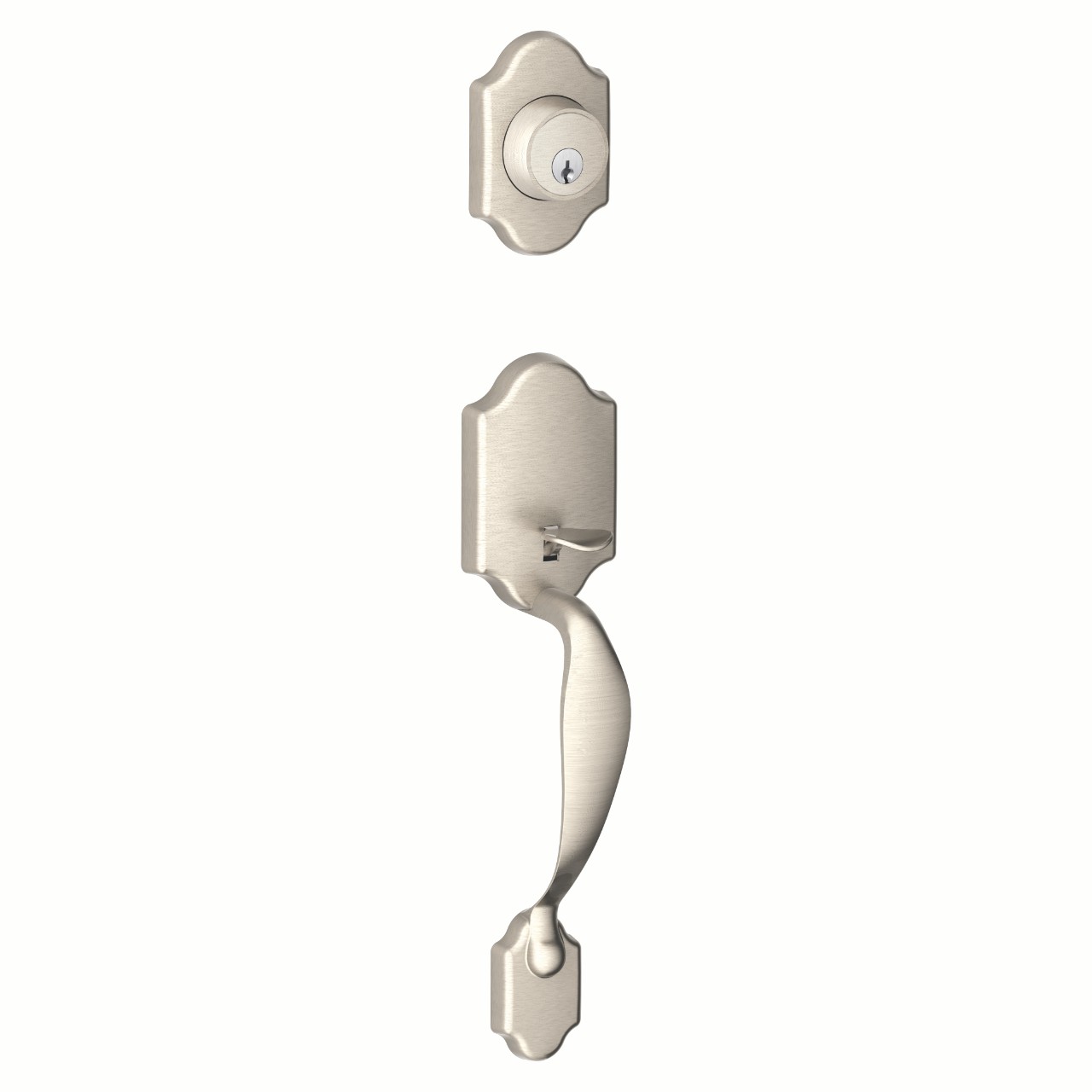 J Series Exterior Side Only Single Cylinder Handleset with Paris Trim