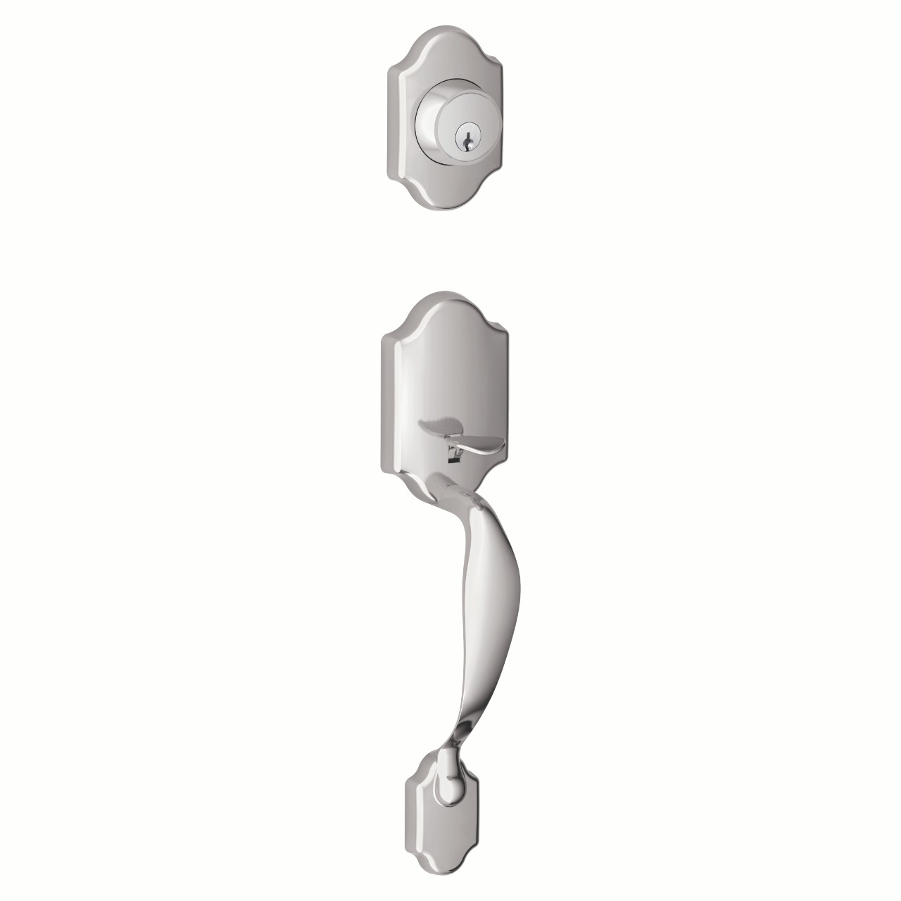 J Series Exterior Side Only Single Cylinder Handleset with Paris Trim