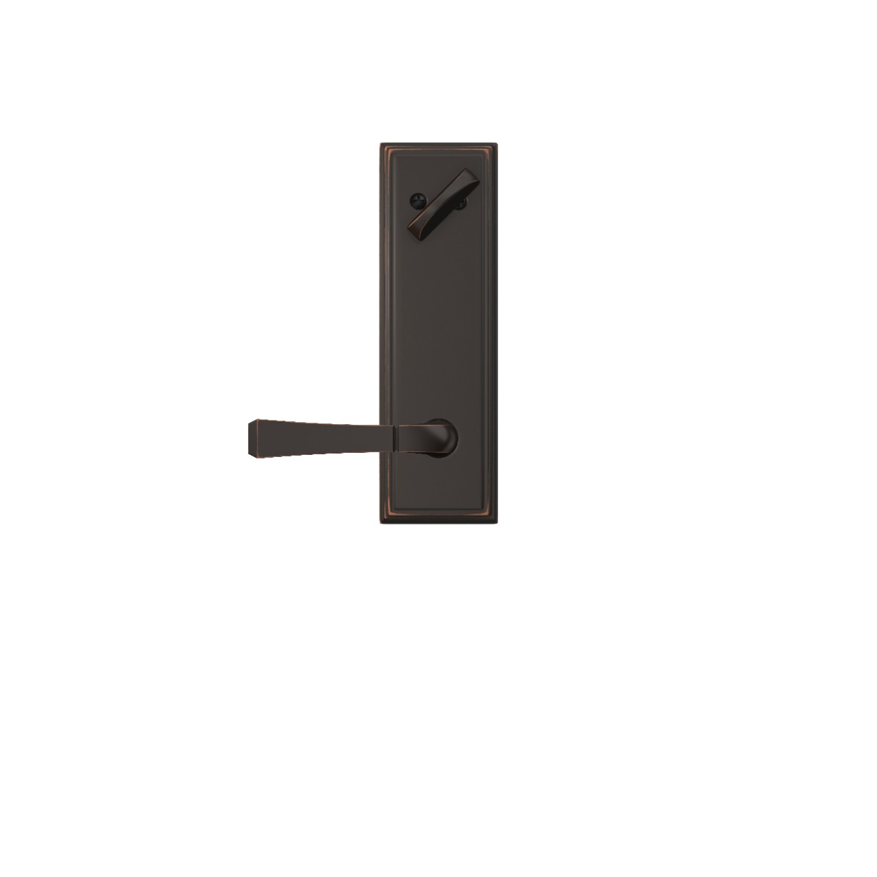 Addison 3/4 Trim Single Cylinder Handleset Interior with Rivington Lever