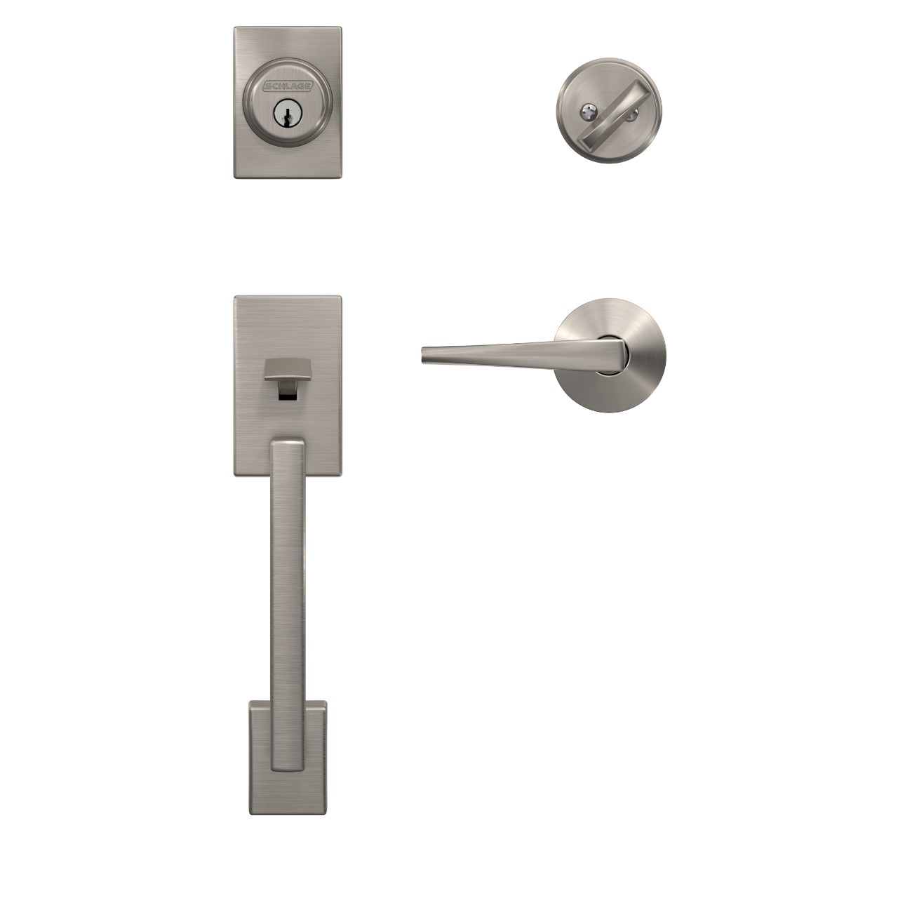 Custom Single Cylinder Handleset and Eller Lever with Kinsler Trim