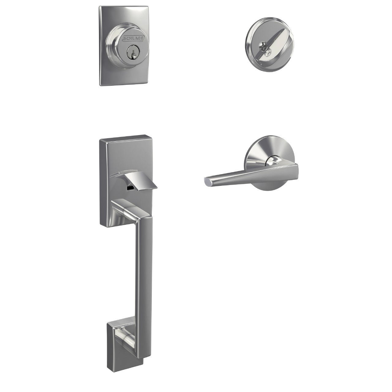 Custom Single Cylinder Handleset and Eller Lever with Kinsler Trim