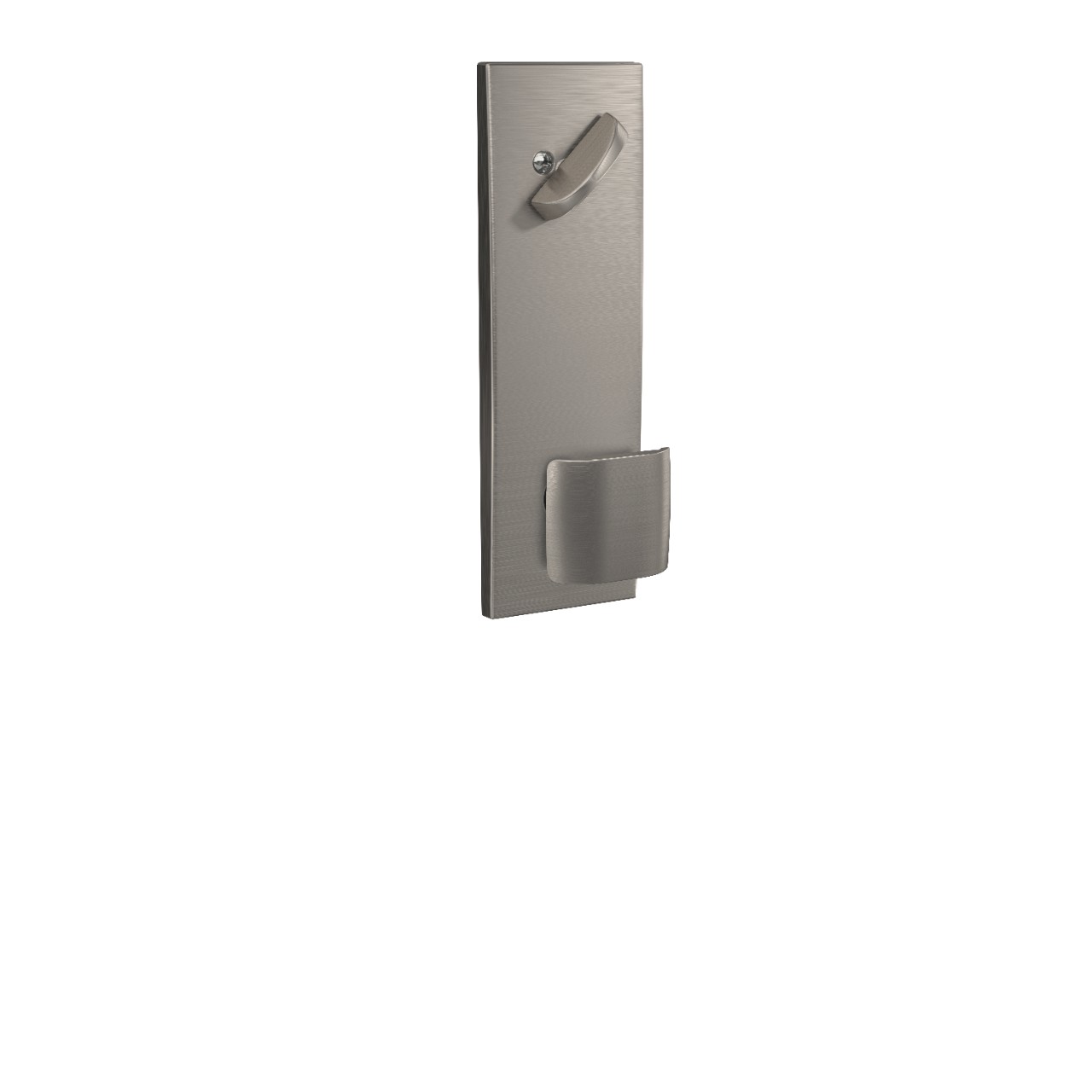Century 3/4 Trim Single Cylinder Handleset Interior with Ganton Knob