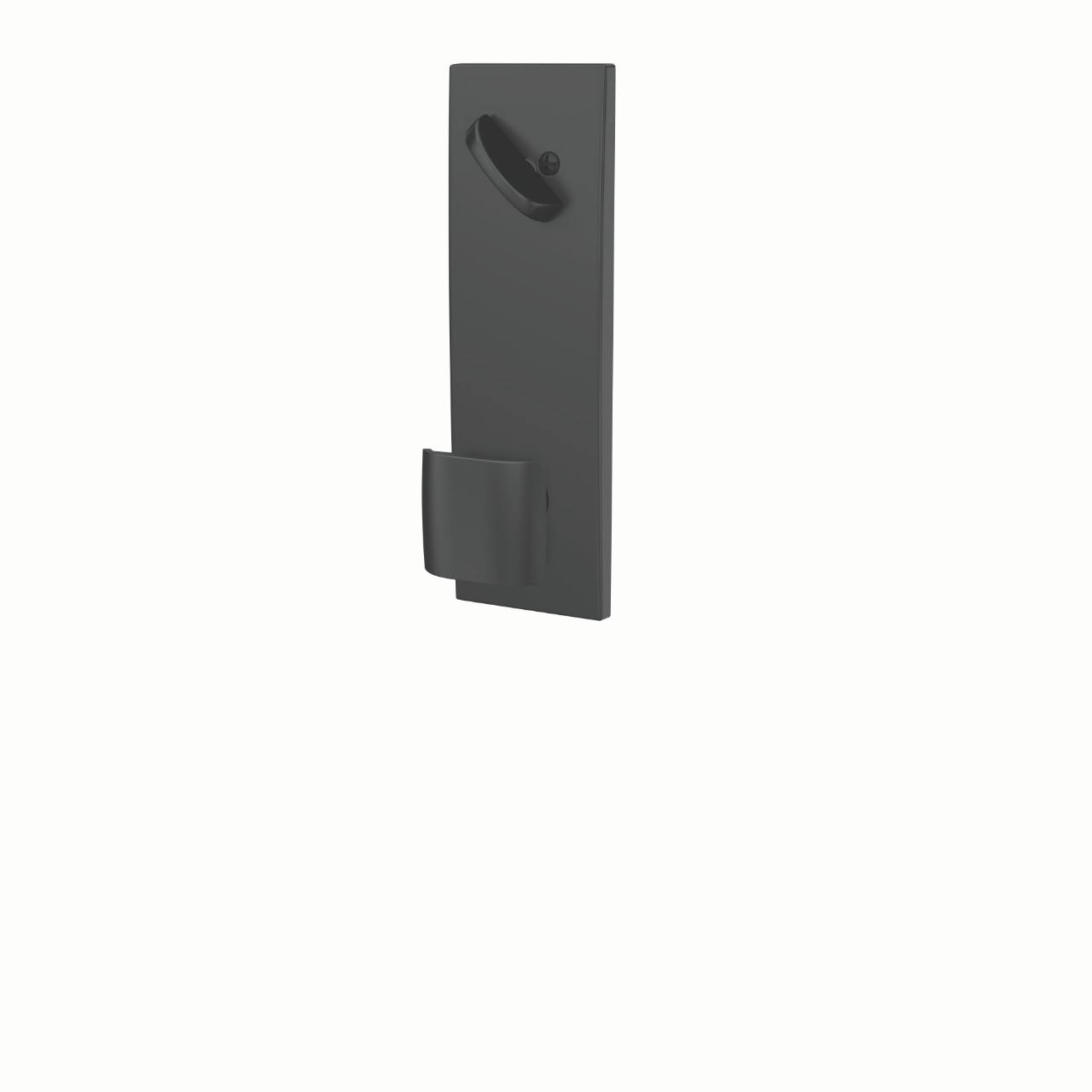 Century 3/4 Trim Single Cylinder Handleset Interior with Ganton Knob