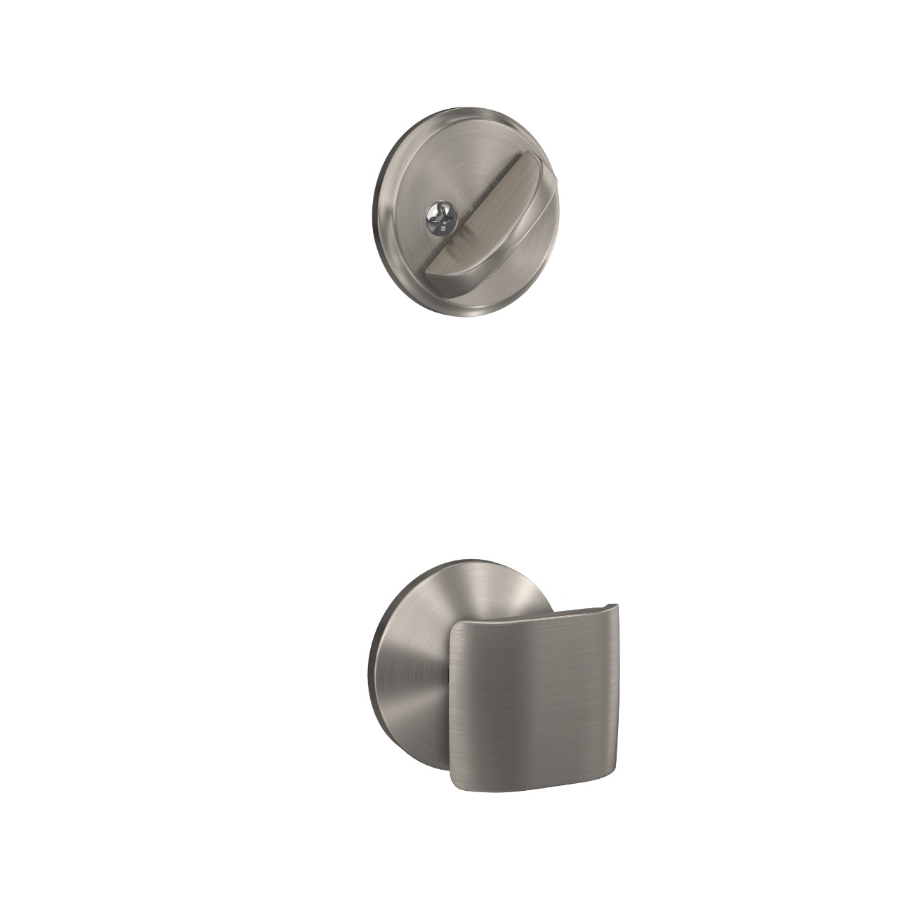 Custom Kinsler Single Cylinder Handleset Interior with Ganton Knob