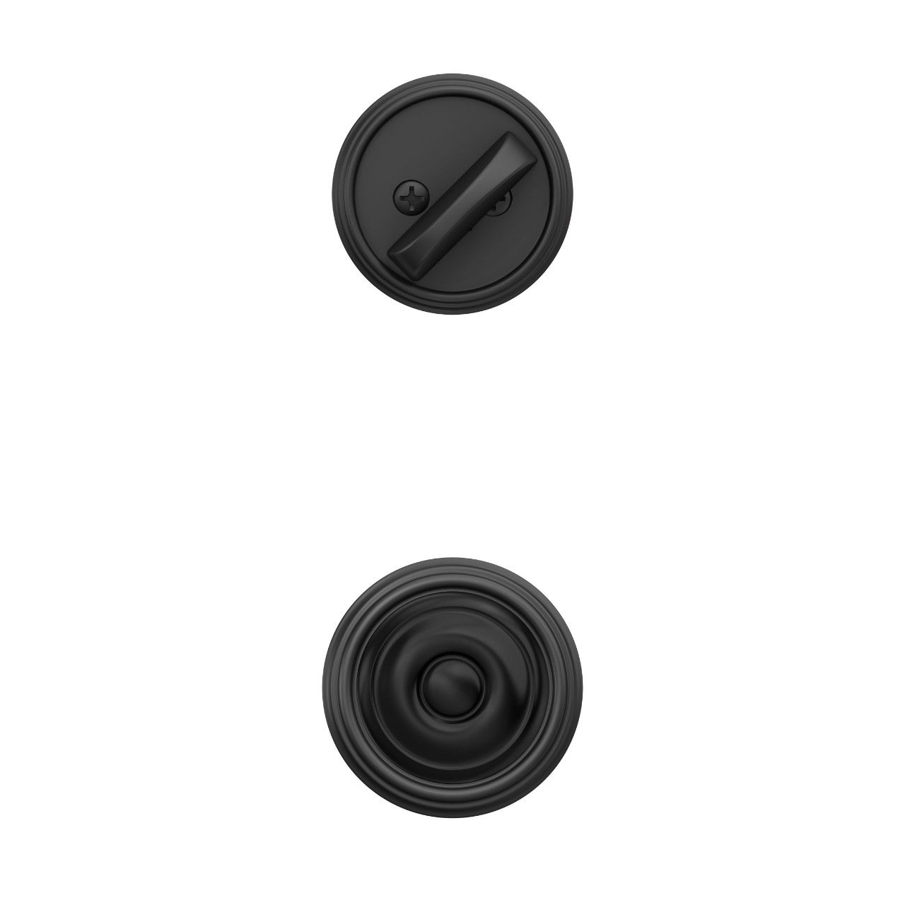 Custom Indy Single Cylinder Handleset Interior with Georgian Knob