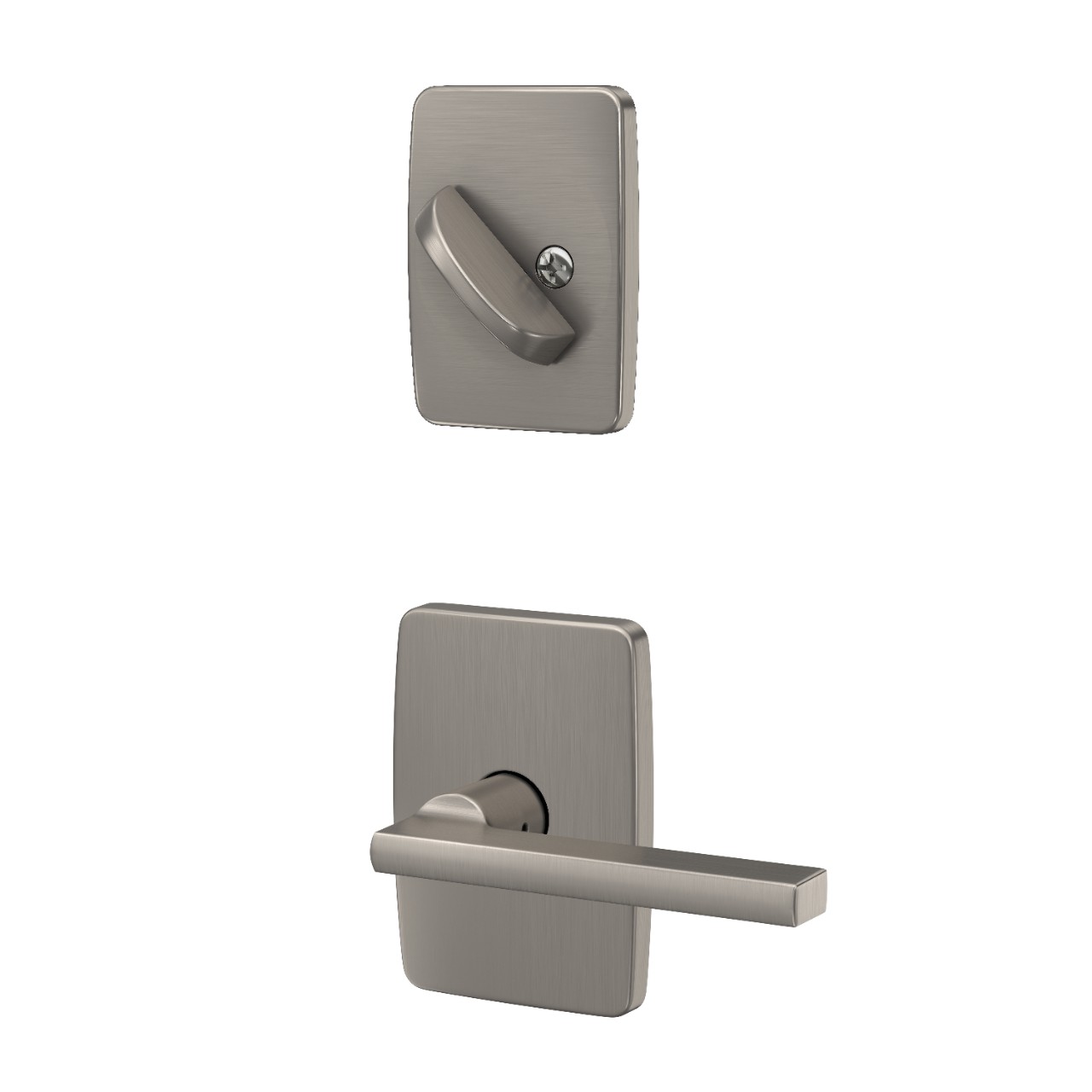 Custom Greene Single Cylinder Handleset Interior with Latitude Lever