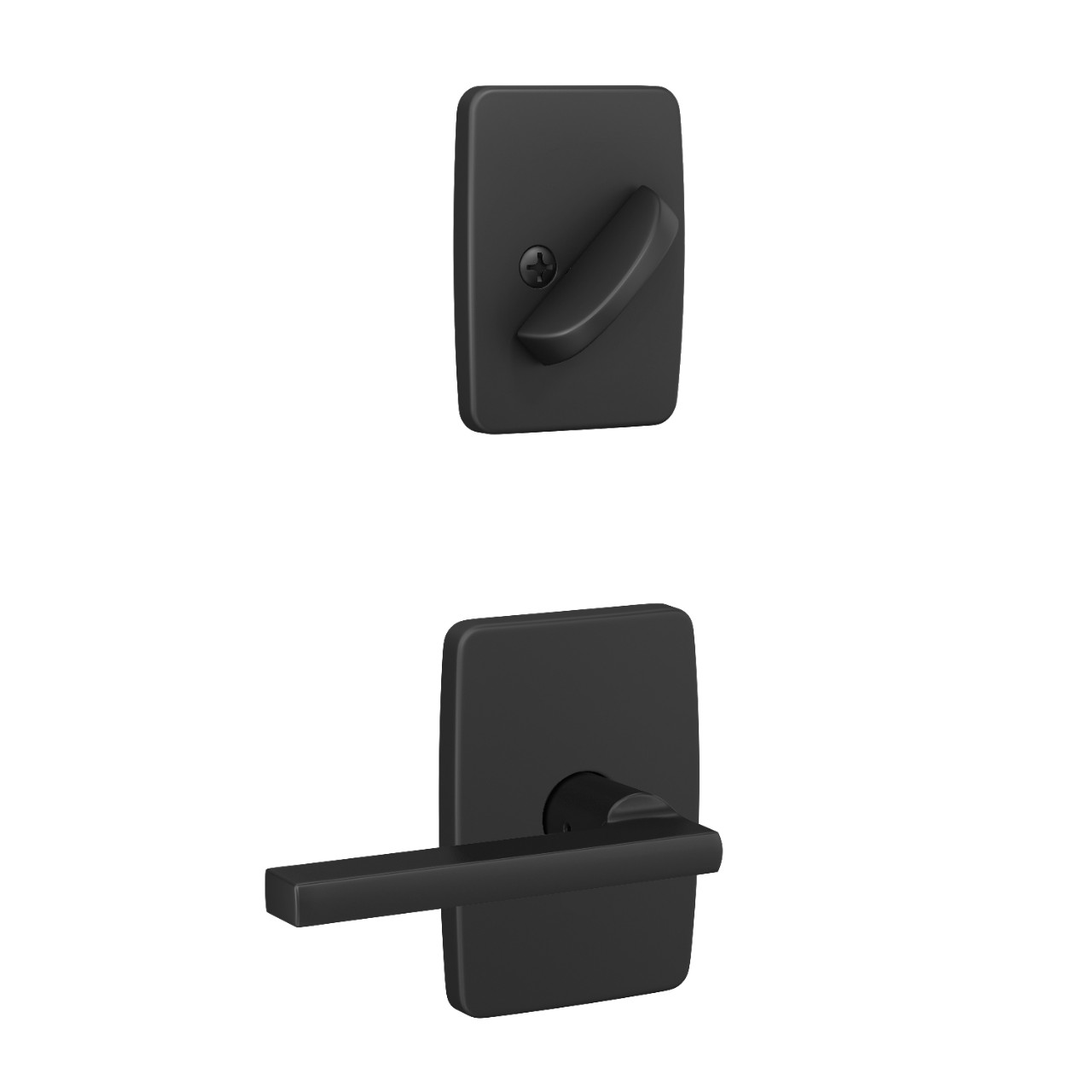 Custom Greene Single Cylinder Handleset Interior with Latitude Lever