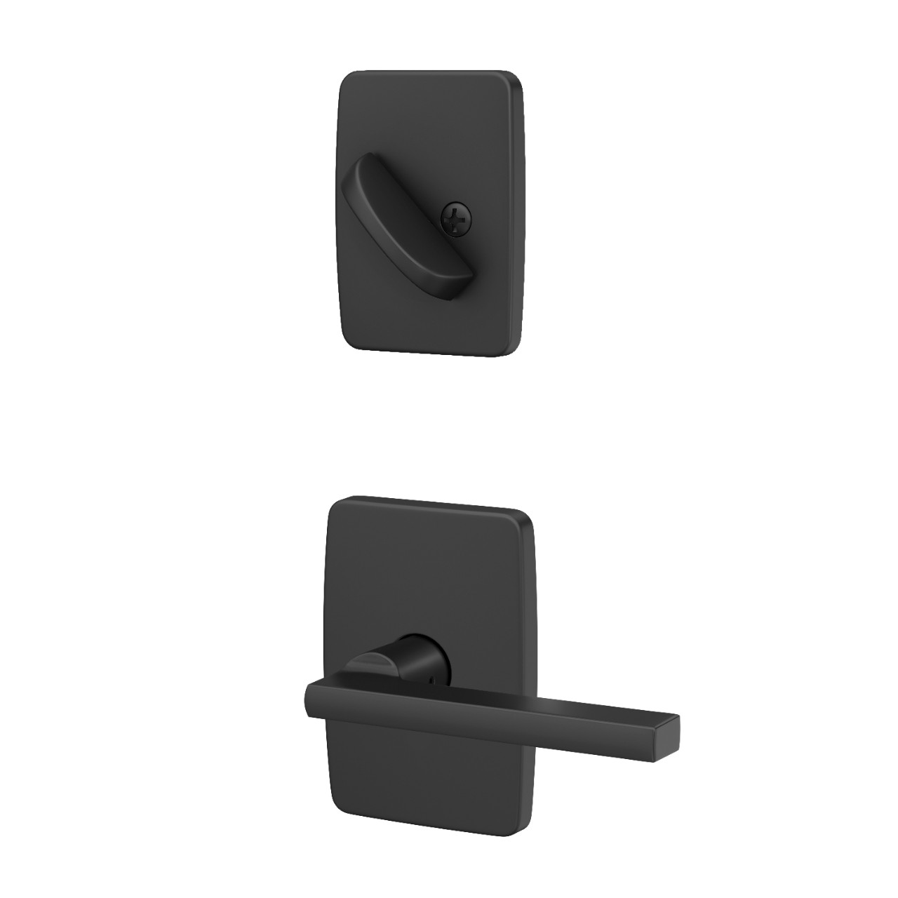 Custom Greene Single Cylinder Handleset Interior with Latitude Lever