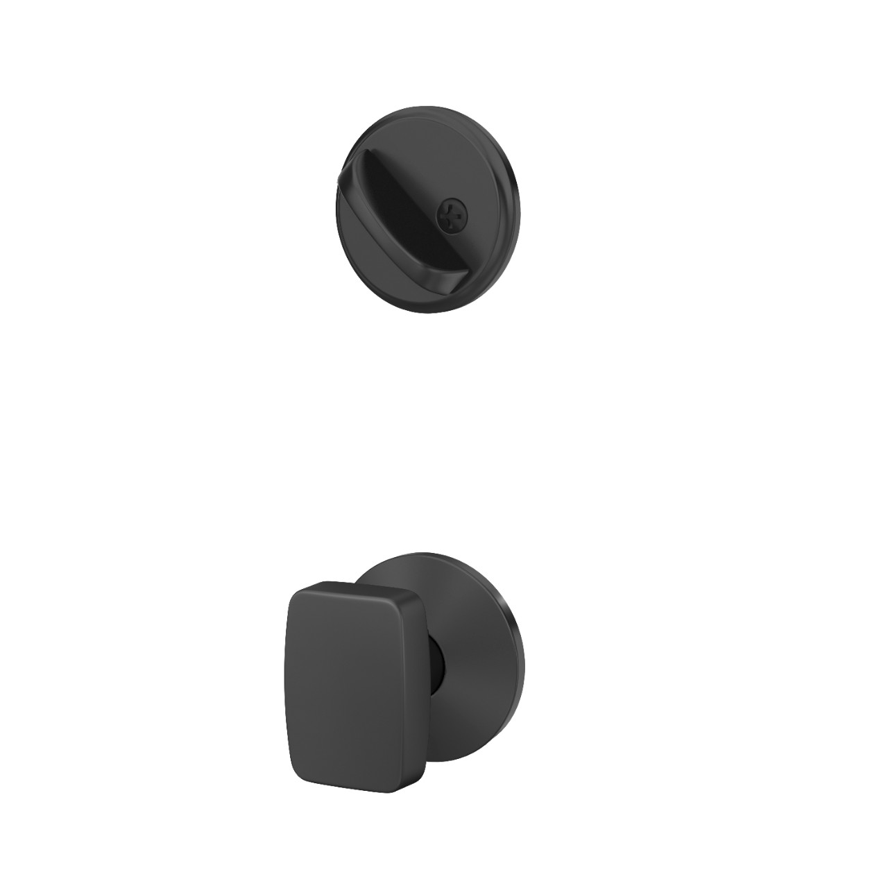 Custom Kinsler Single Cylinder Handleset Interior with Nixon Knob