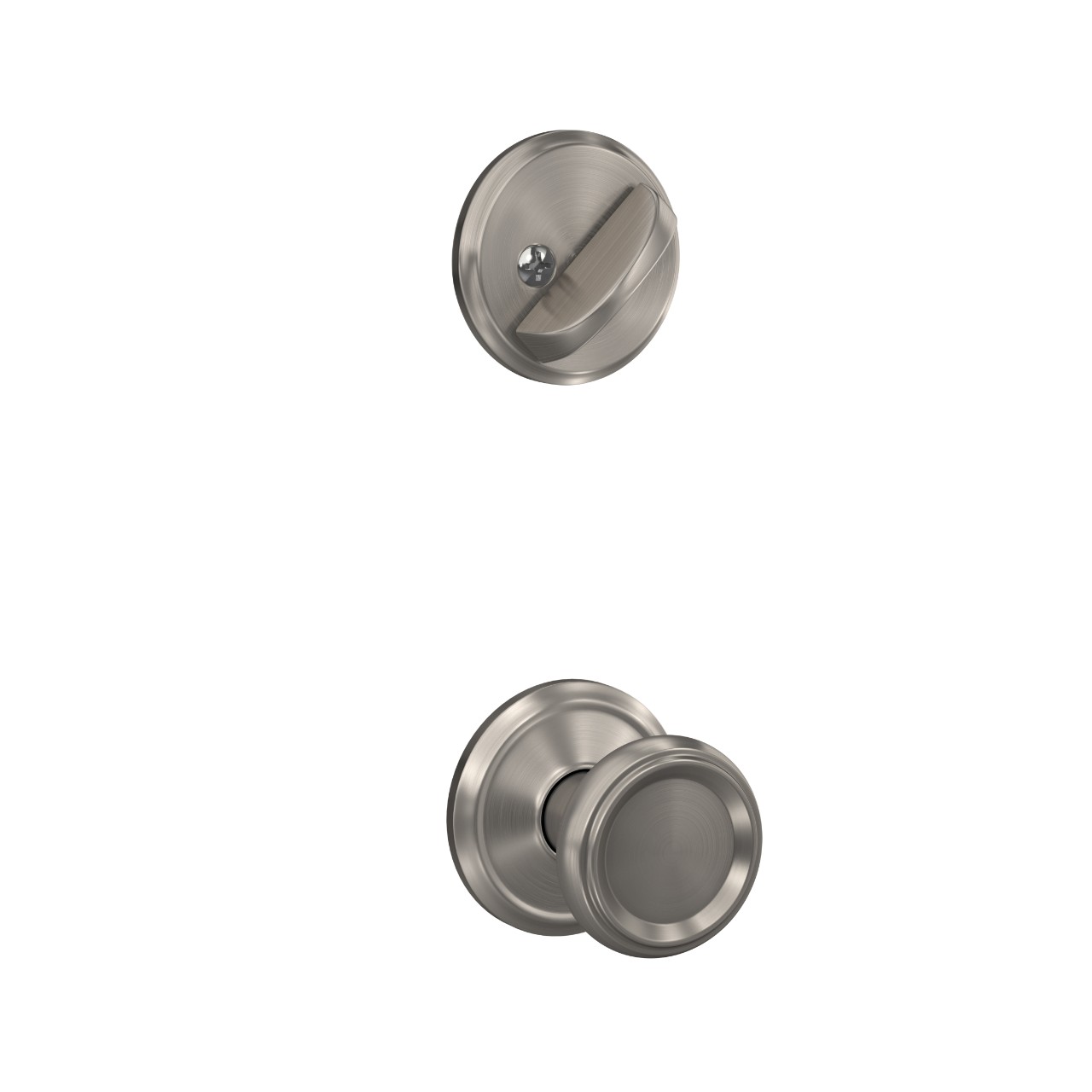 Custom Alden Single Cylinder Handleset Interior with Offerman Knob