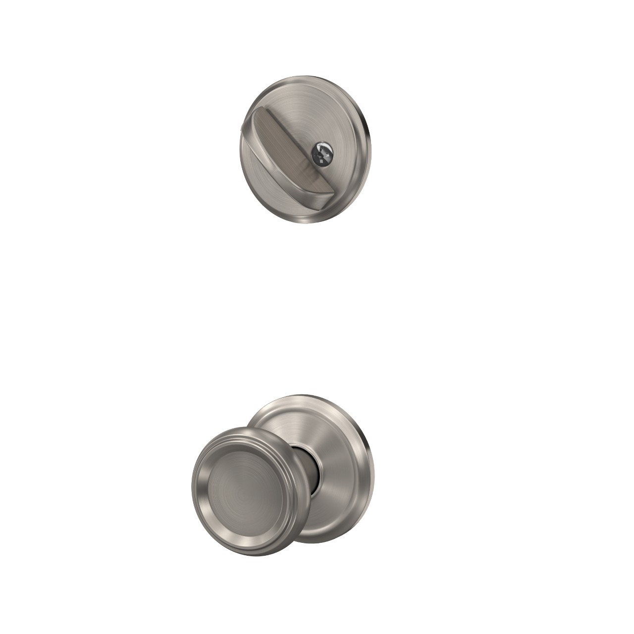 Custom Alden Single Cylinder Handleset Interior with Offerman Knob