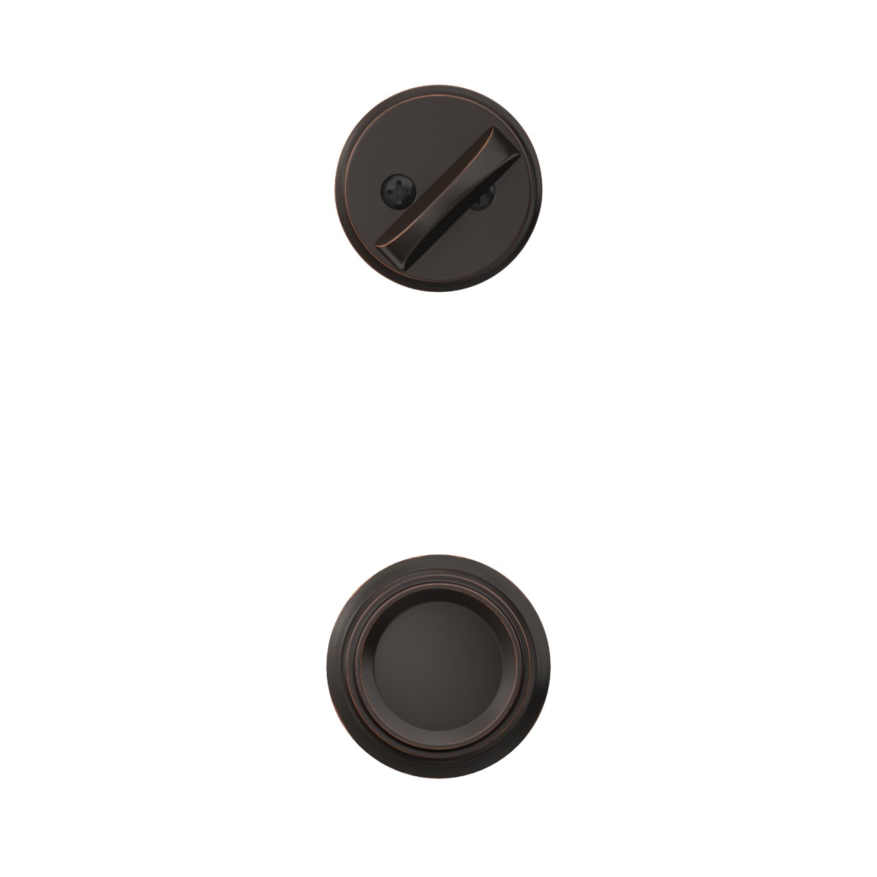 Custom Alden Single Cylinder Handleset Interior with Offerman Knob