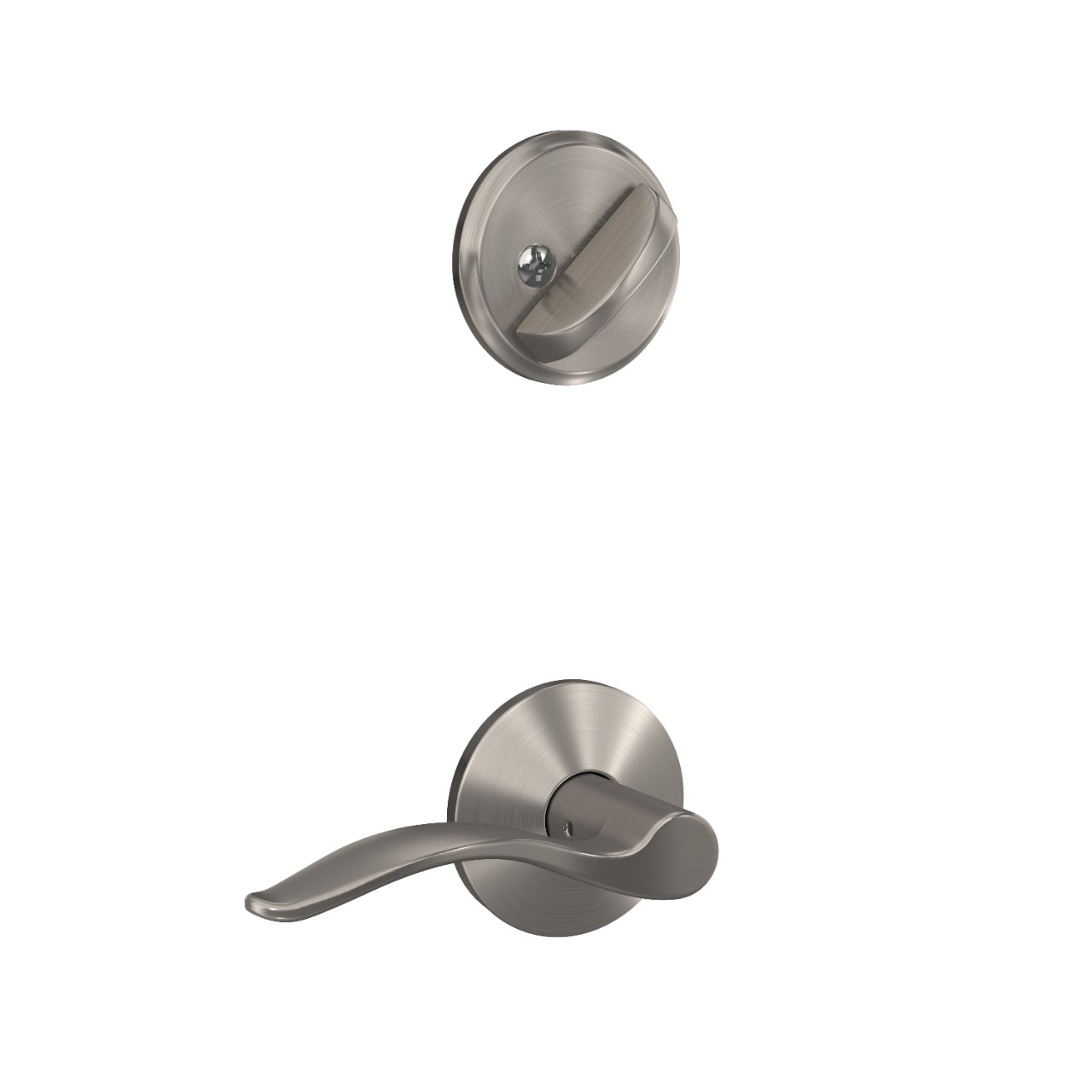 Custom Kinsler Single Cylinder Handleset Interior with Pennant Lever
