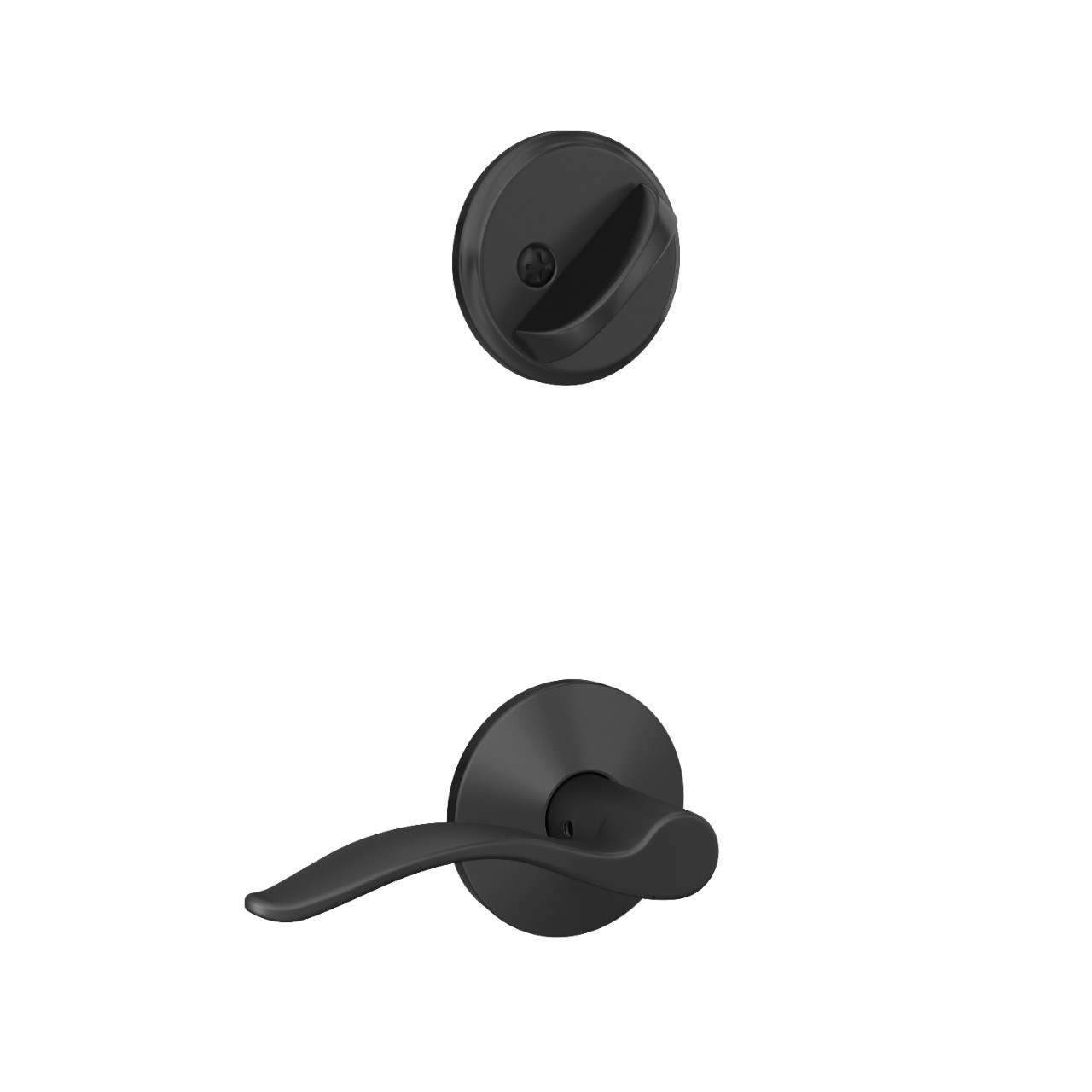 Custom Kinsler Single Cylinder Handleset Interior with Pennant Lever