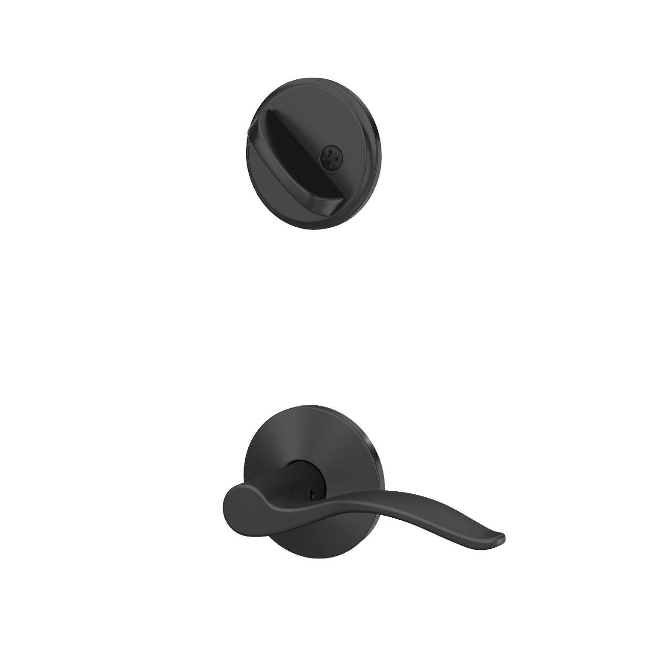 Custom Kinsler Single Cylinder Handleset Interior with Pennant Lever