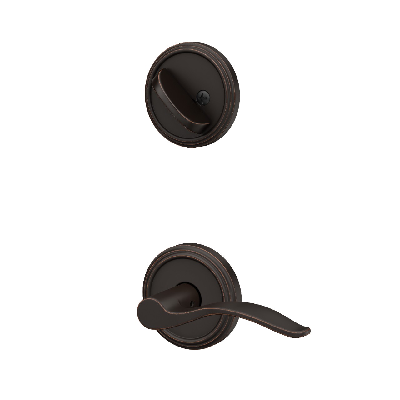 Custom Indy Single Cylinder Handleset Interior with Pennant Lever