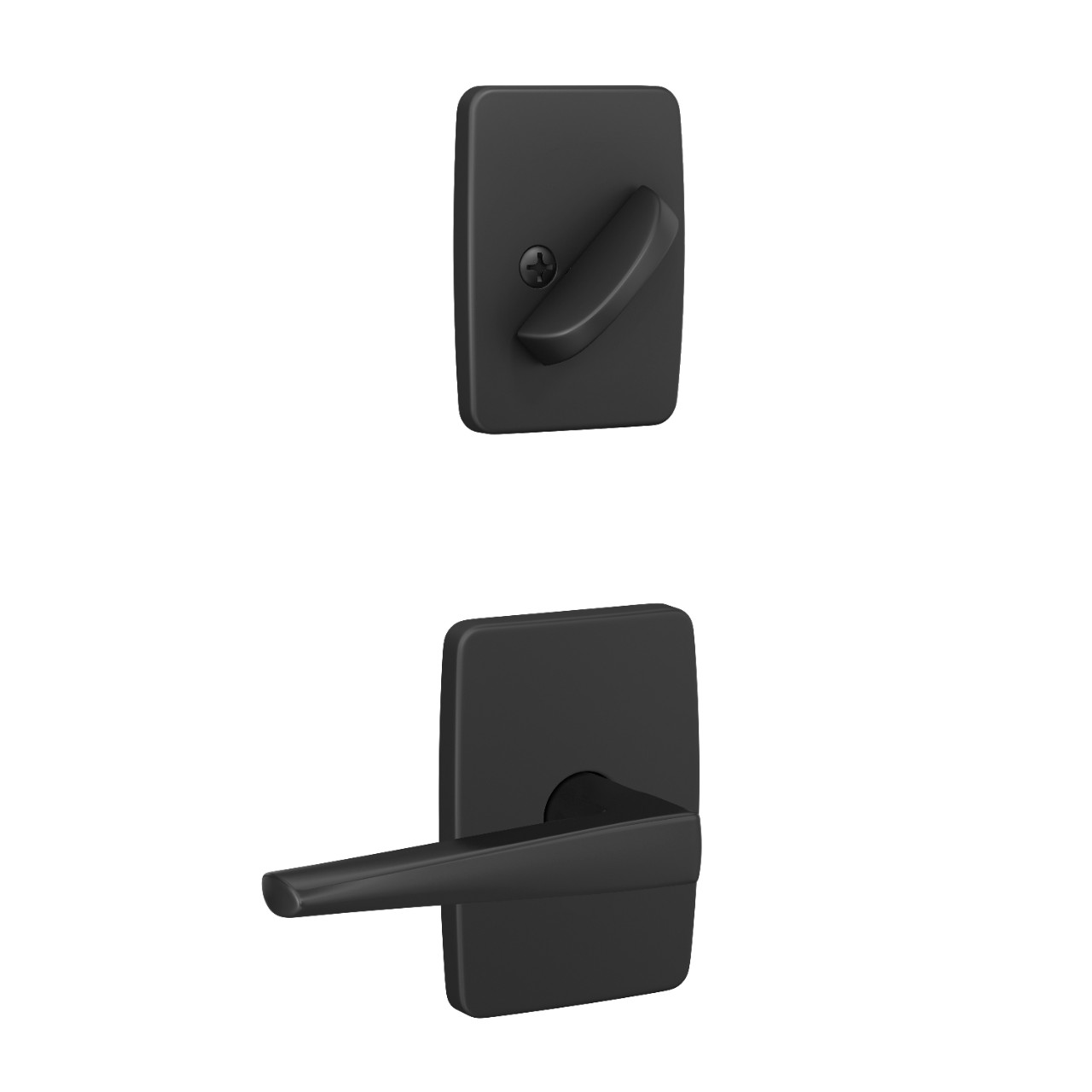 Custom Greene Inactive Handleset Interior with Eller Lever