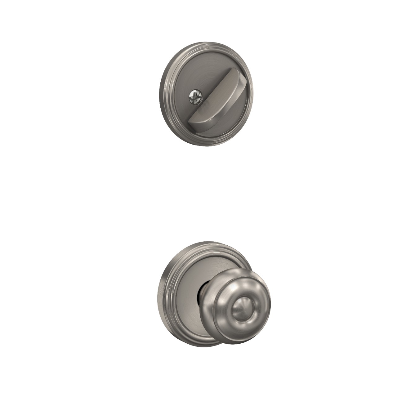 Custom Indy Inactive Handleset Interior with Georgian Knob