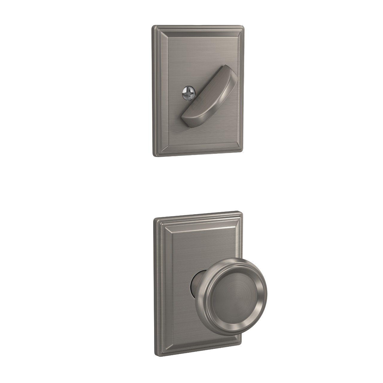 Custom Grandville Inactive Handleset Interior with Offerman Knob