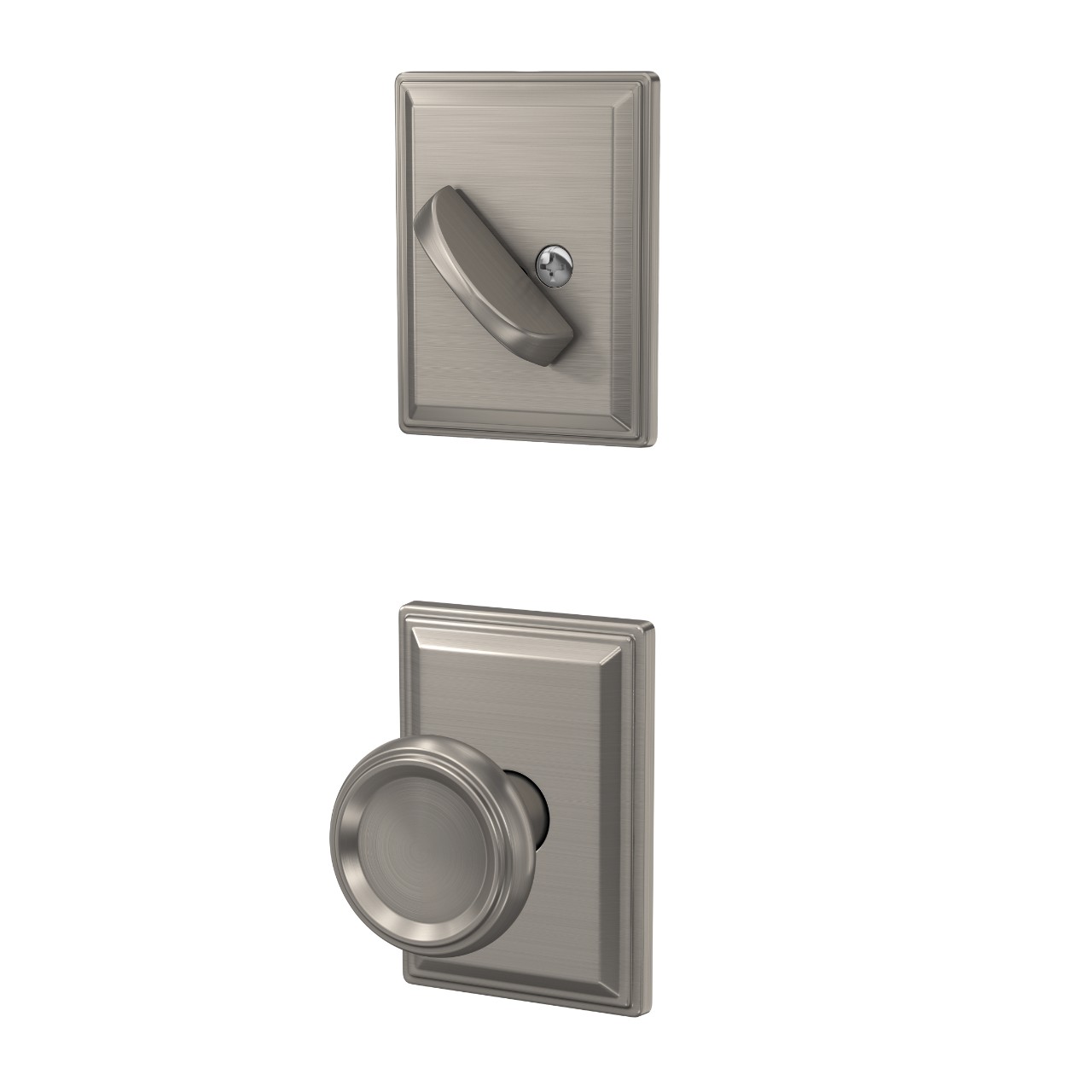 Custom Grandville Inactive Handleset Interior with Offerman Knob