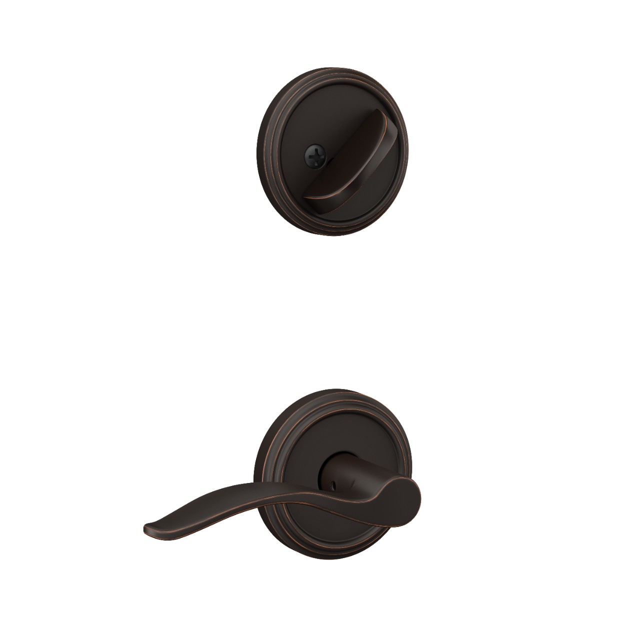 Custom Indy Inactive Handleset Interior with Pennant Lever