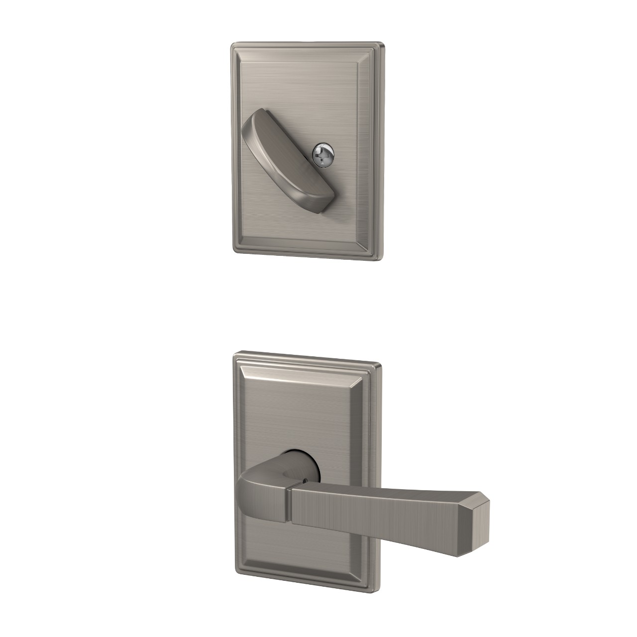 Custom Grandville Inactive Handleset Interior with Rivington Lever
