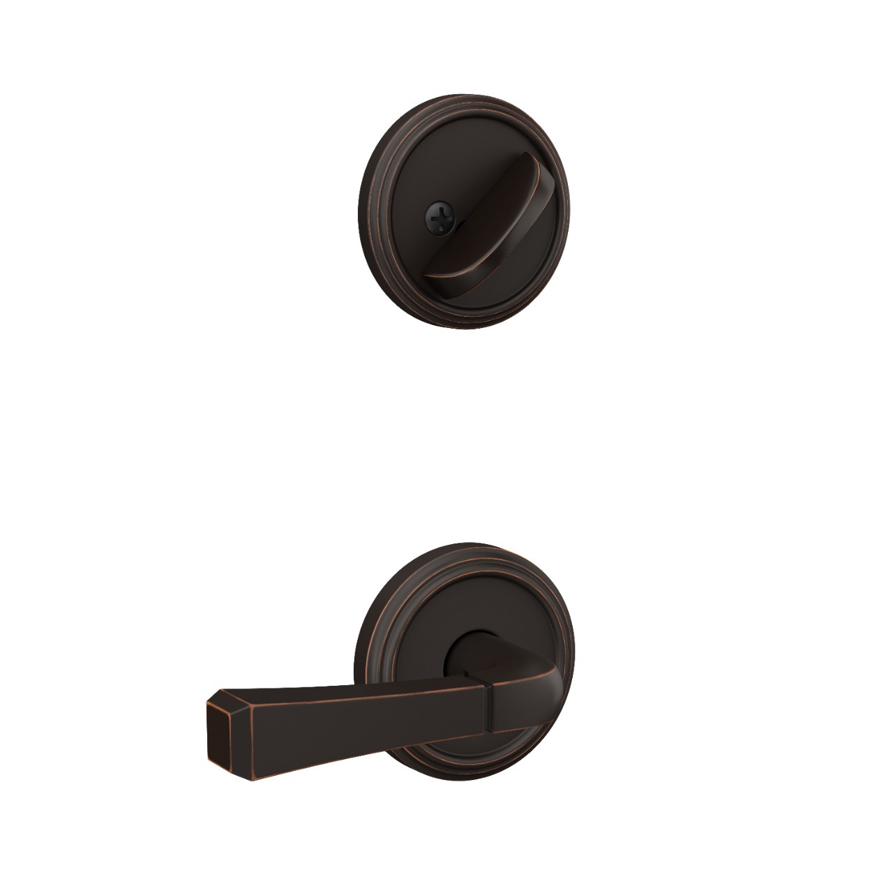 Custom Indy Inactive Handleset Interior with Rivington Lever