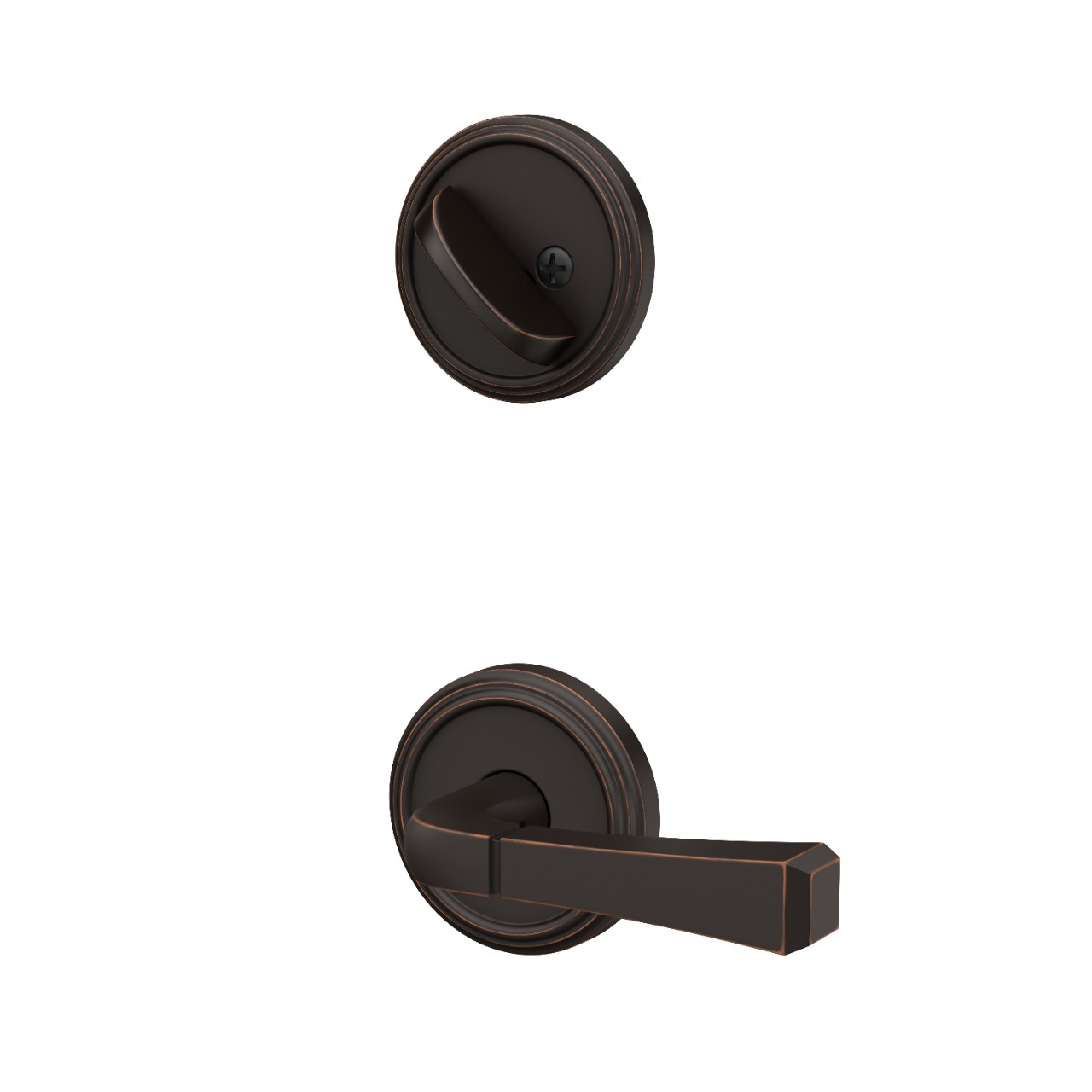 Custom Indy Inactive Handleset Interior with Rivington Lever