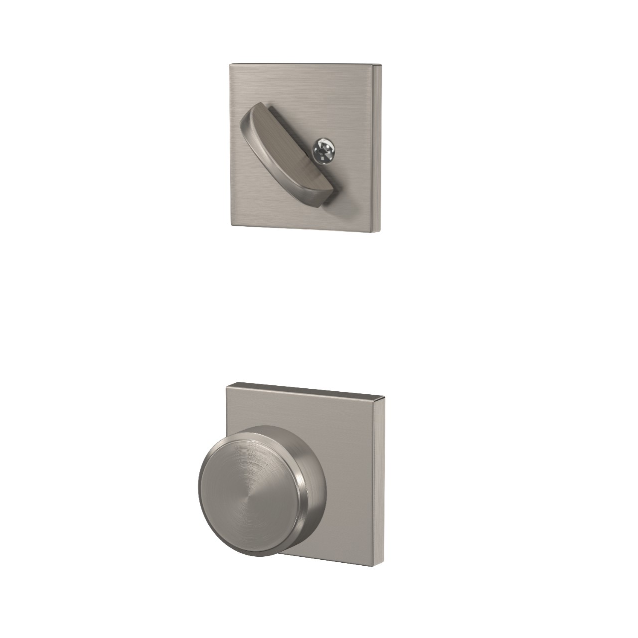 Custom Collins Inactive Handleset Interior with Swanson Knob