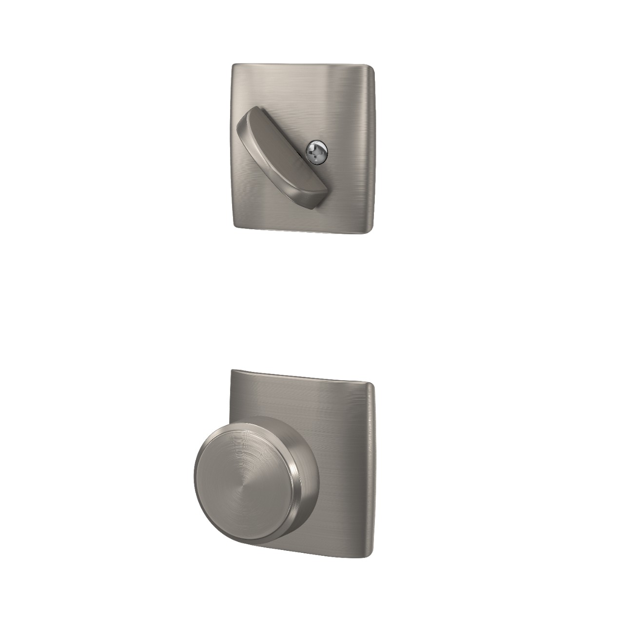Custom Dalton Inactive Handleset Interior with Swanson Knob