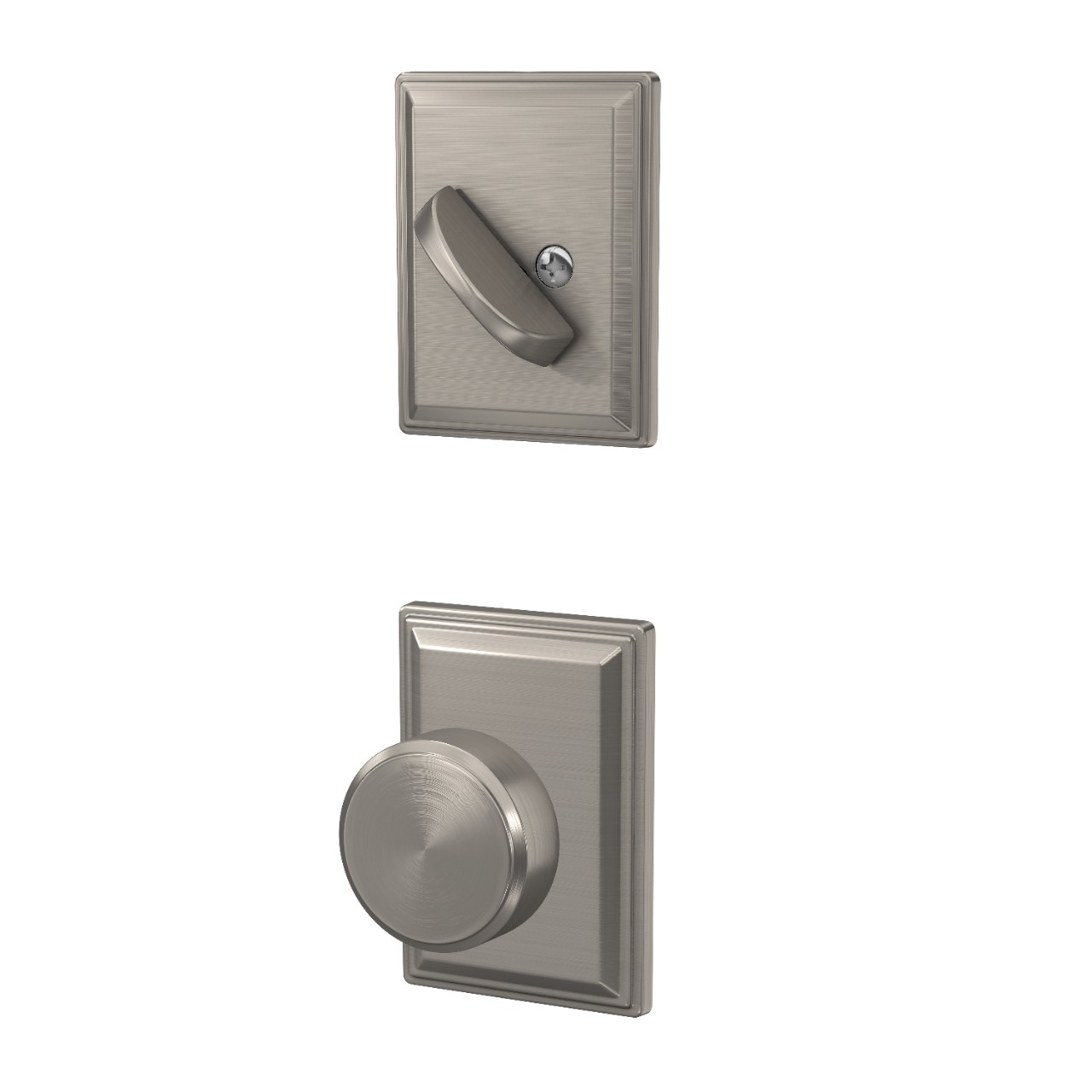 Custom Grandville Inactive Handleset Interior with Swanson Knob
