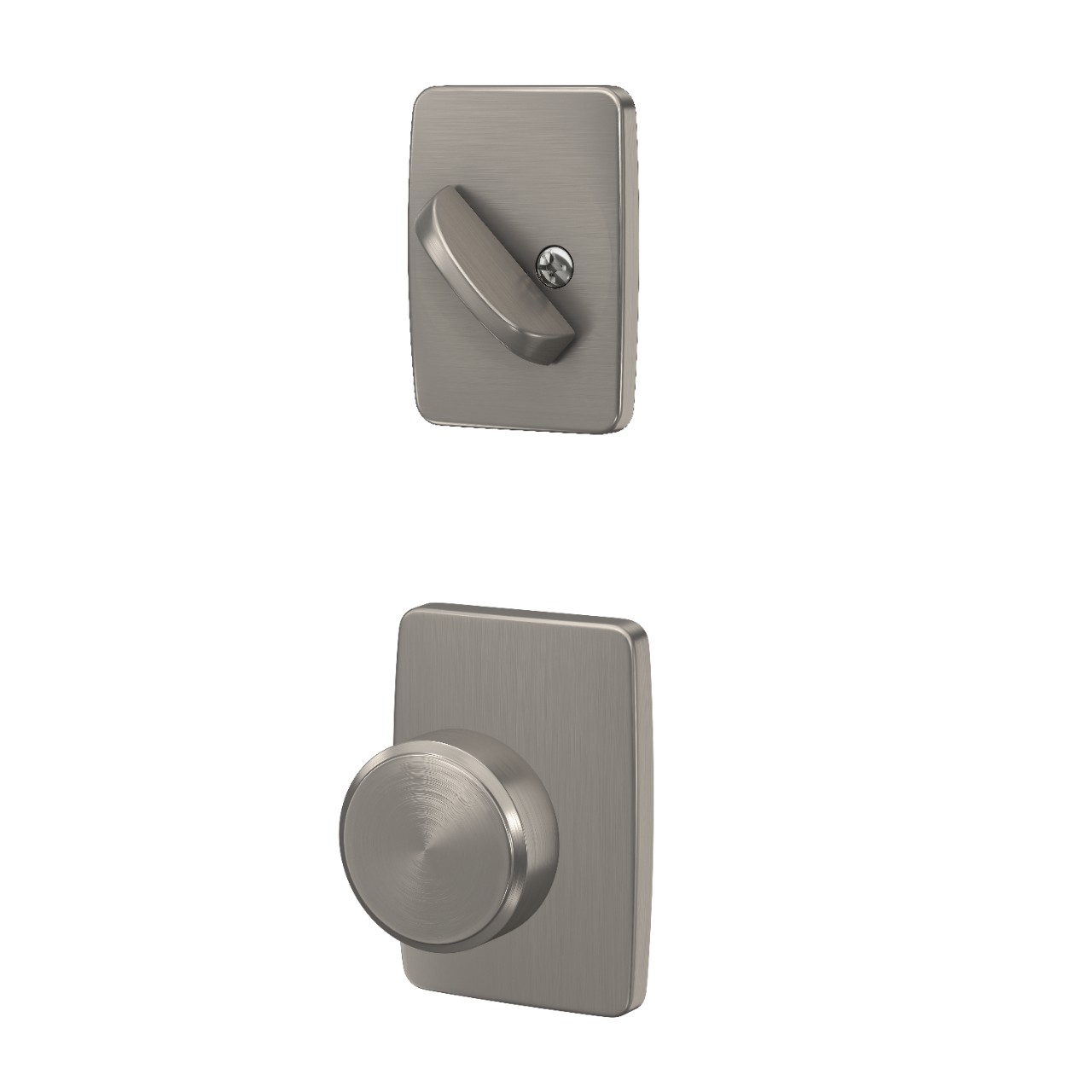 Custom Greene Inactive Handleset Interior with Swanson Knob