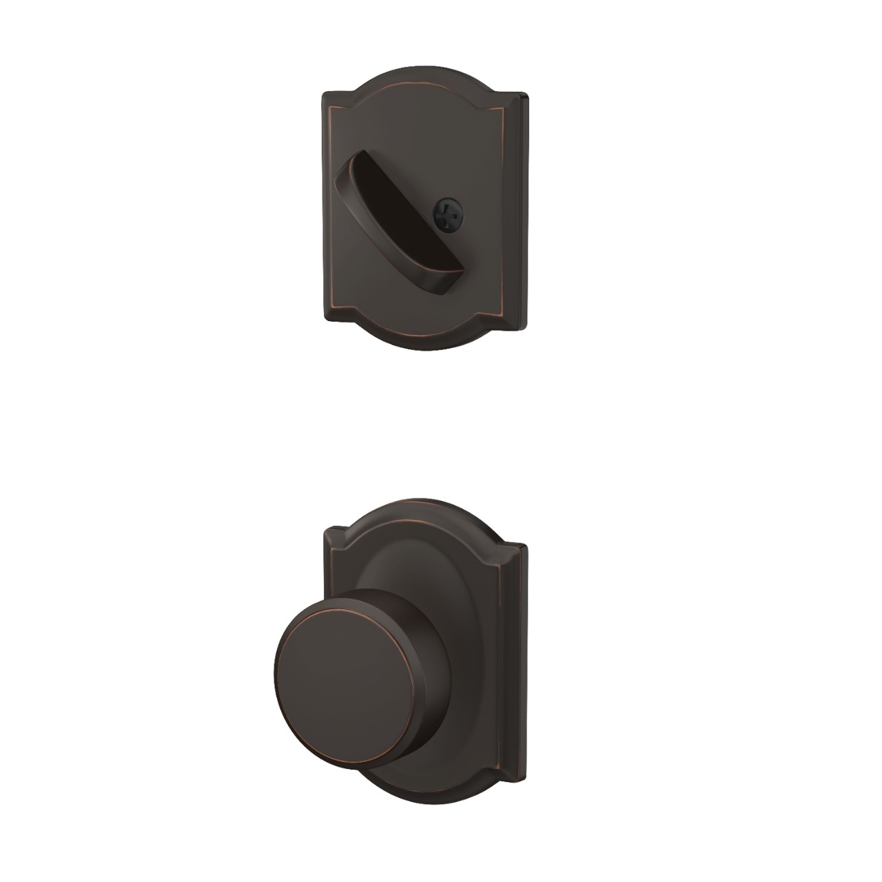 Custom Camelot Inactive Handleset Interior with Swanson Knob