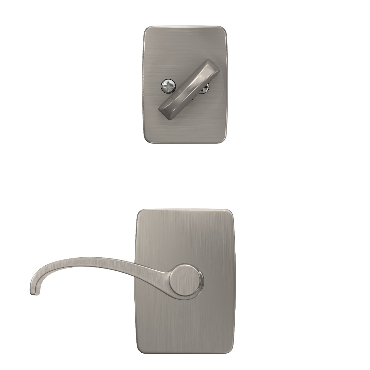 Custom Greene Inactive Handleset Interior with Whitney Lever