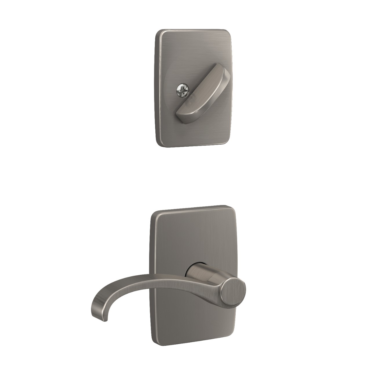 Custom Greene Inactive Handleset Interior with Whitney Lever