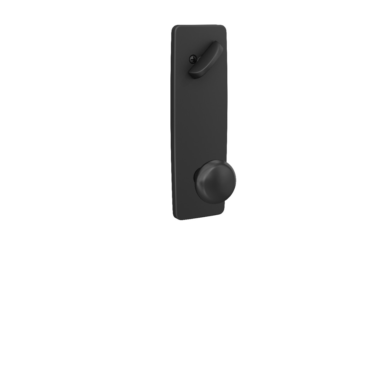 Greene 3/4 Trim Single Cylinder Handleset Interior with Plymouth Knob