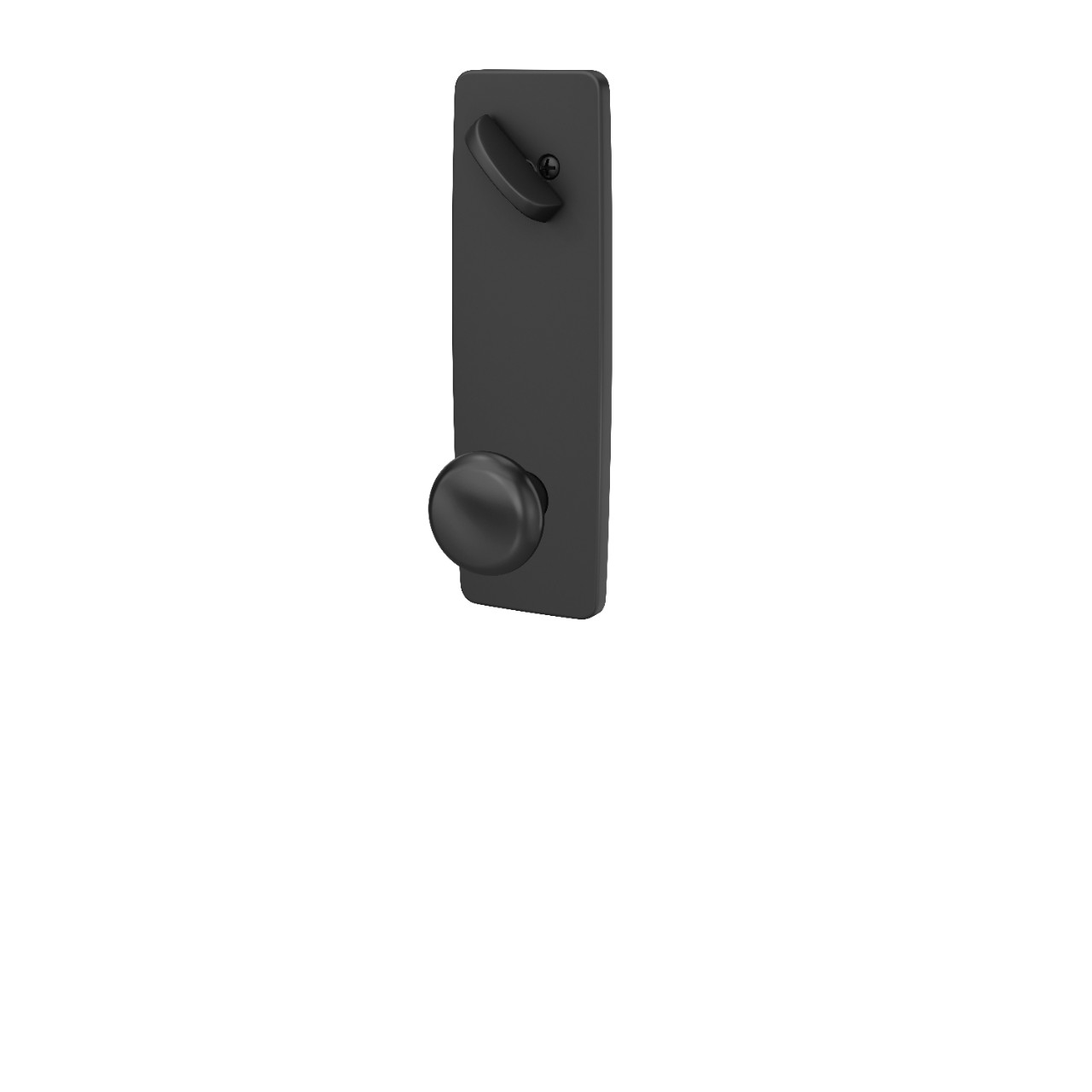 Greene 3/4 Trim Single Cylinder Handleset Interior with Plymouth Knob