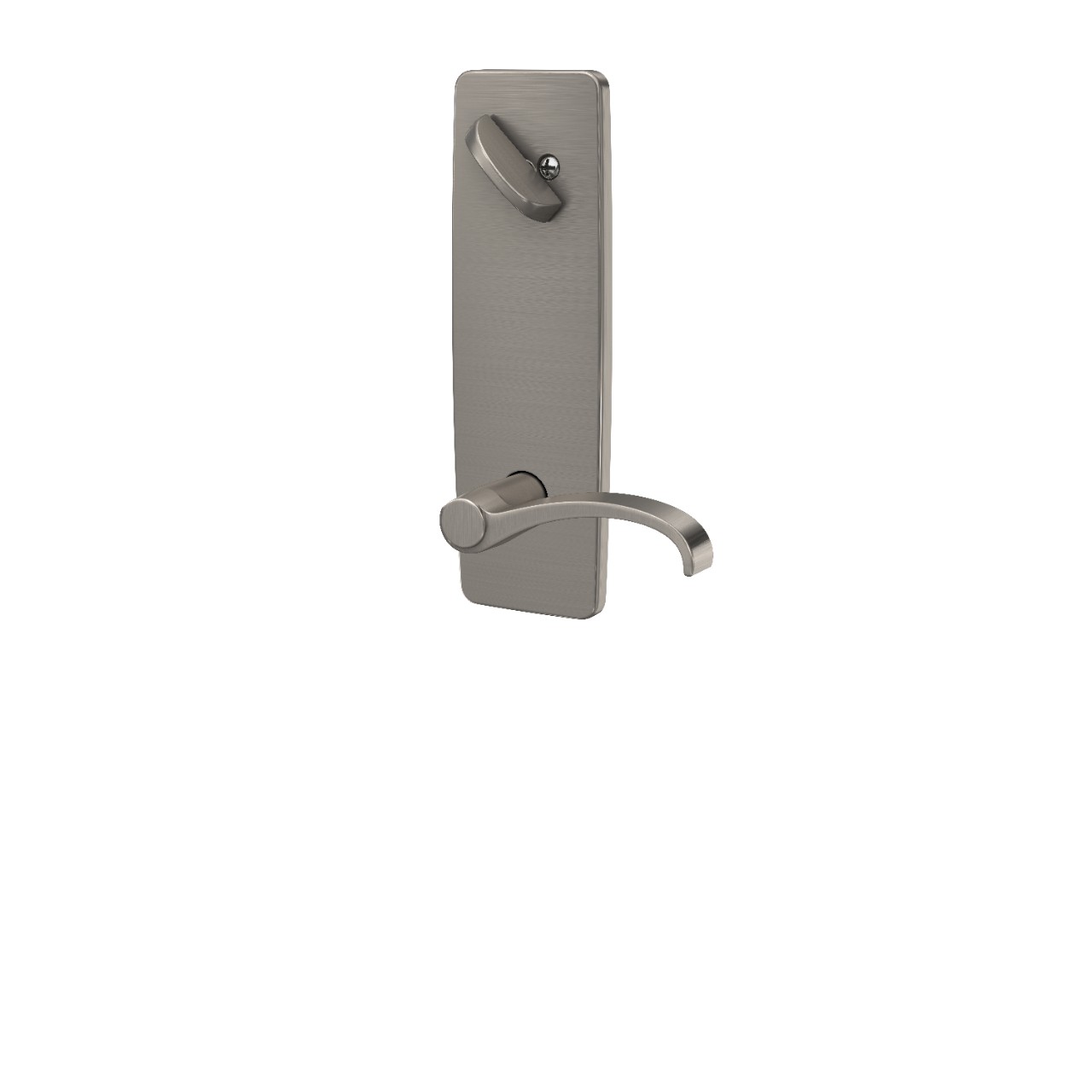 Custom Greene 3/4 Trim Single Cylinder Handleset Interior with Whitney Lever