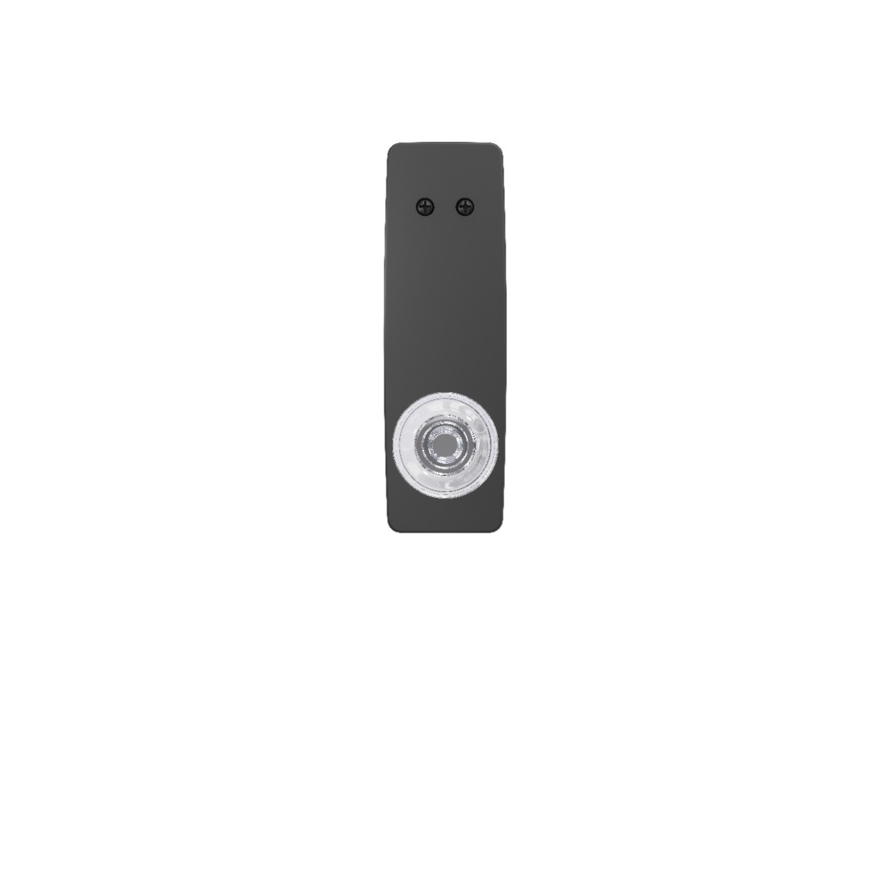 Greene 3/4 Trim Inactive Handleset Interior with Dawes Glass Knob