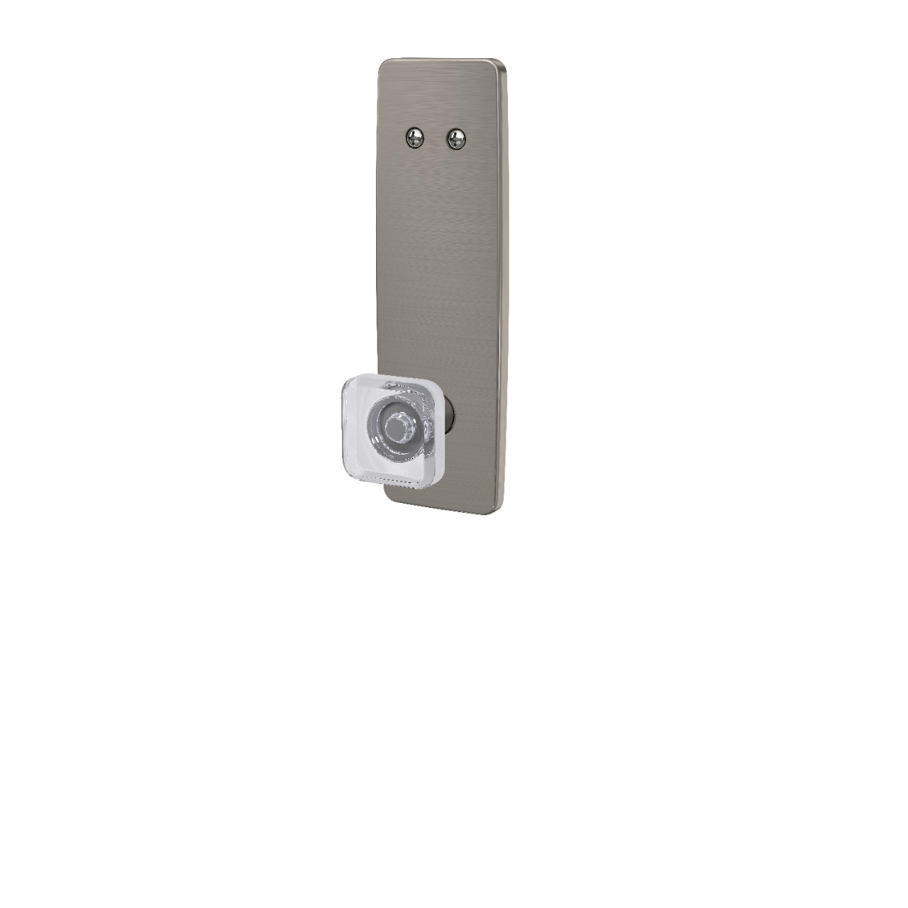 Greene 3/4 Trim Inactive Handleset Interior with Kyle Glass Knob
