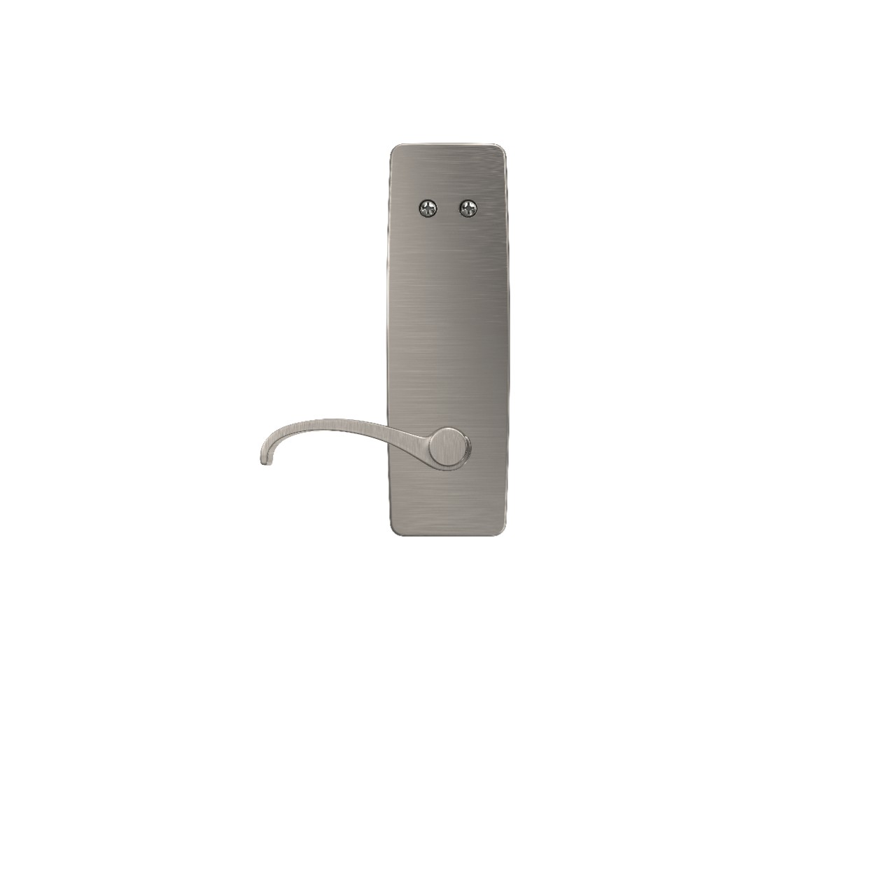 Greene 3/4 Trim Inactive Handleset Interior with Whitney Lever
