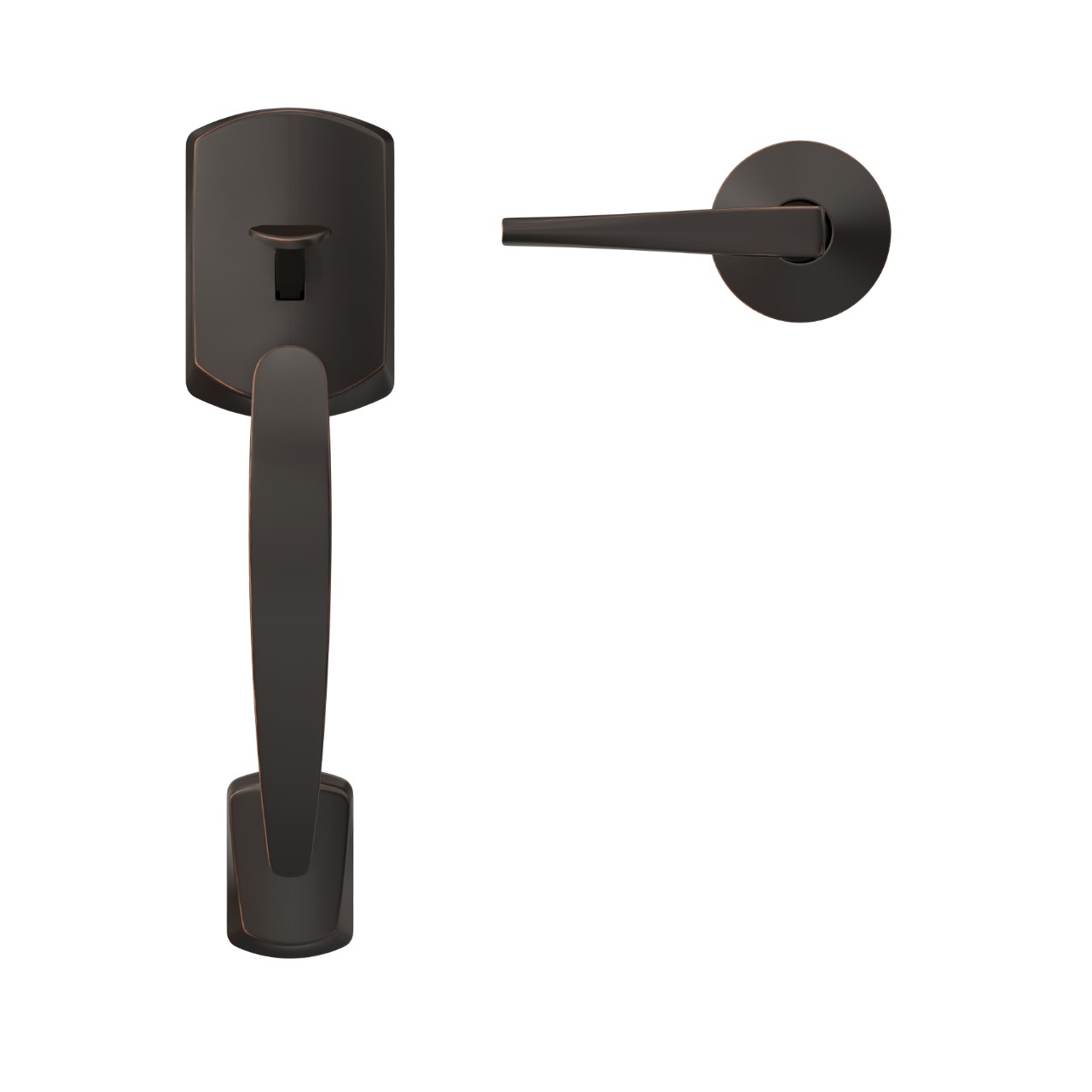 Custom Front Entry Handle and Eller Lever with Kinsler Trim