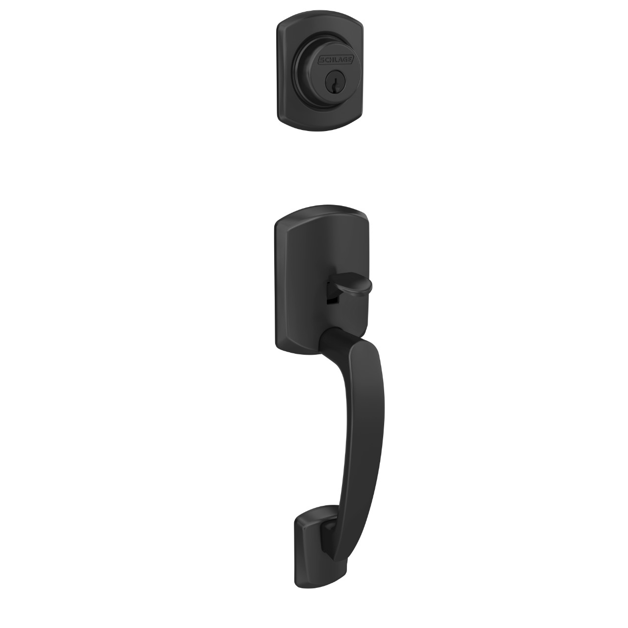 Custom Greenwich Single Cylinder Handleset Exterior