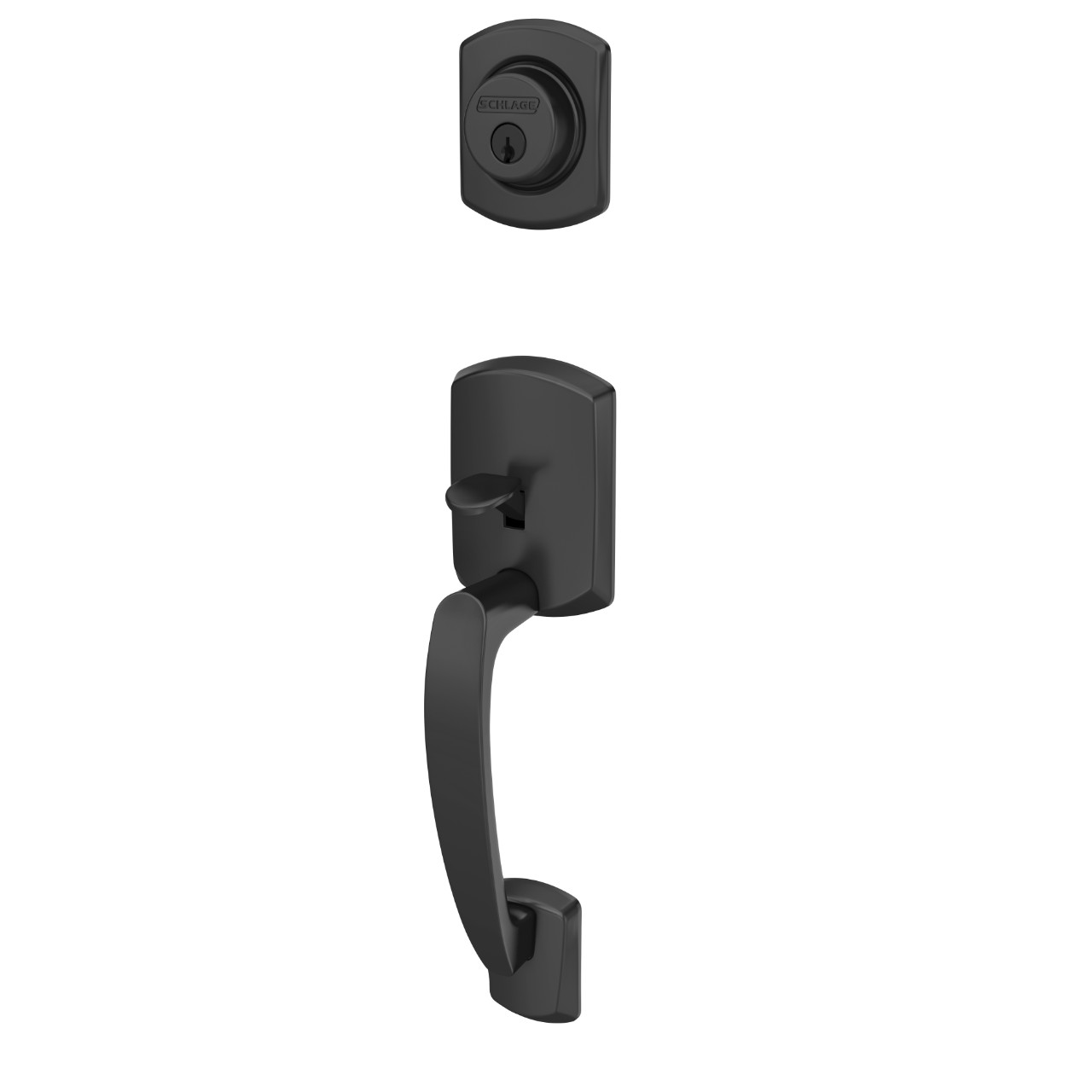 Custom Greenwich Single Cylinder Handleset Exterior
