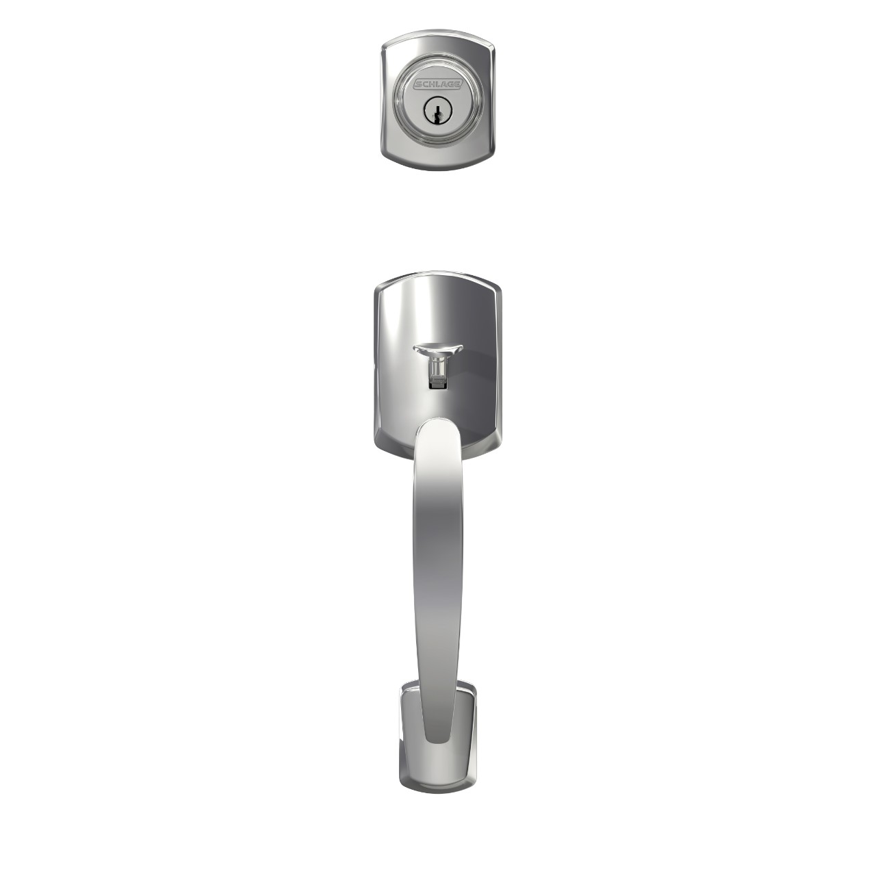 Custom Greenwich Single Cylinder Handleset Exterior