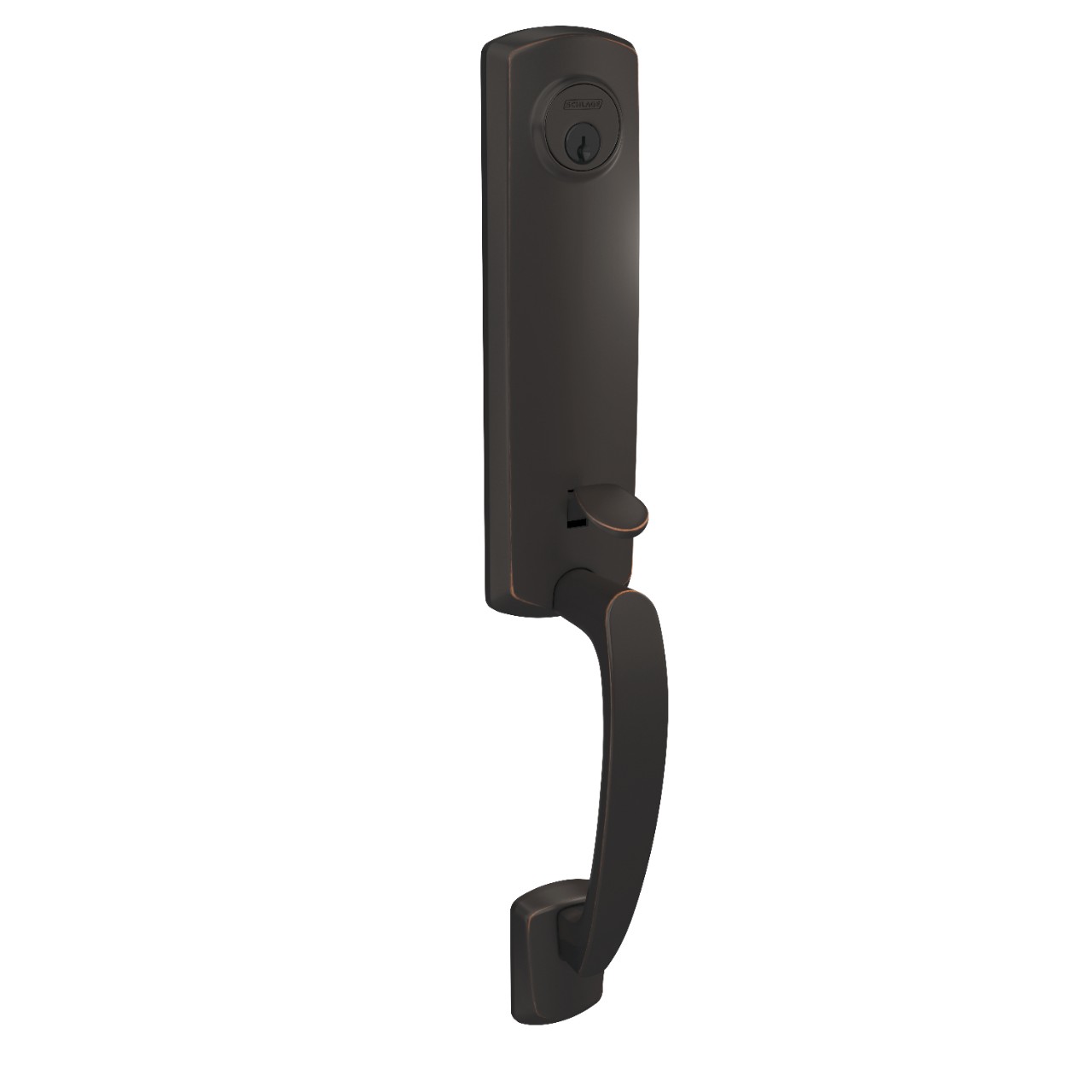 Greenwich 3/4 Trim Single Cylinder Handleset Exterior
