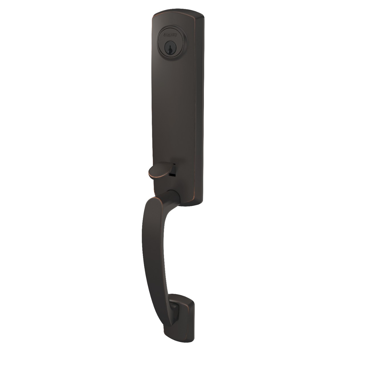 Greenwich 3/4 Trim Single Cylinder Handleset Exterior